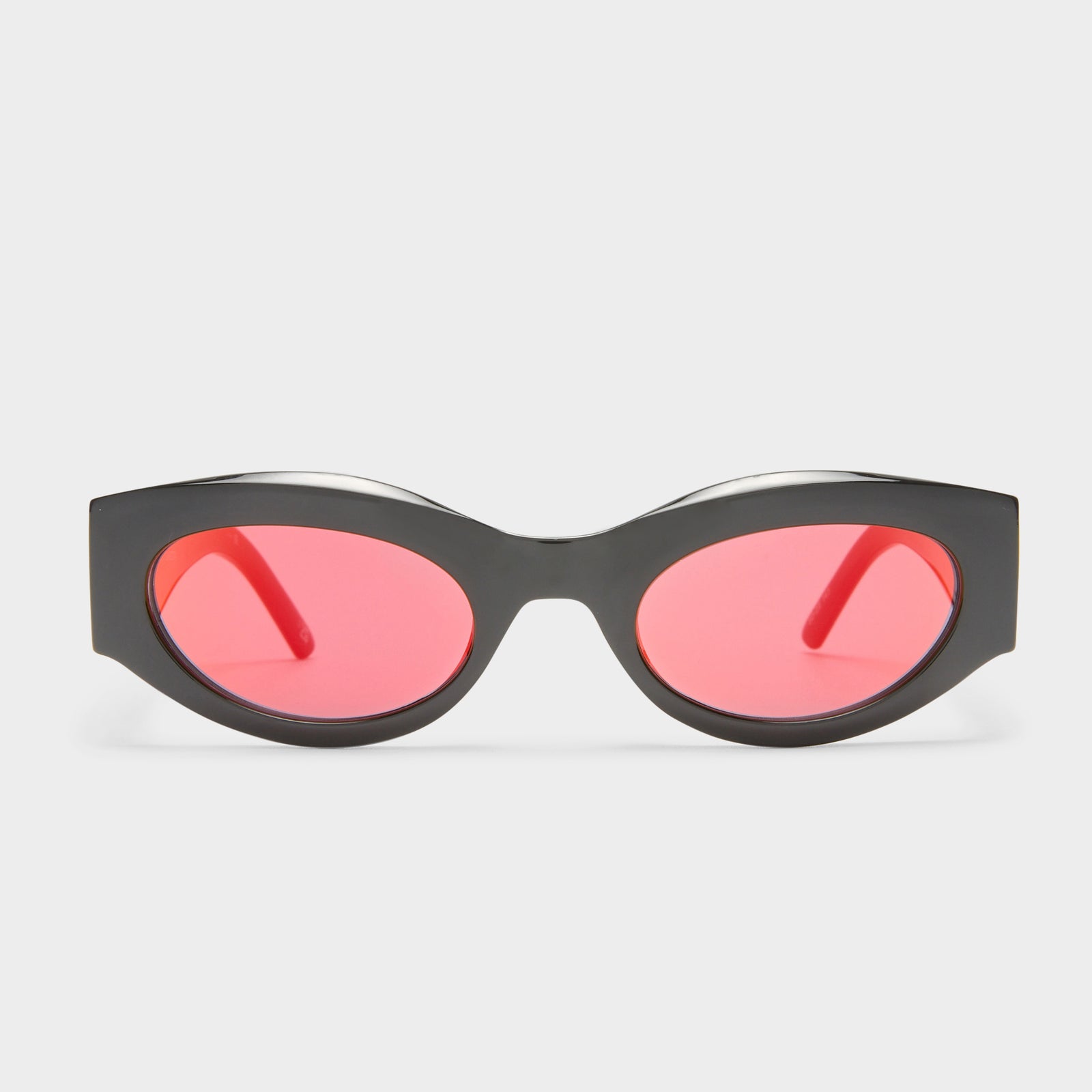 Body Bumpin Ii Black Uni-Sex Oval Sunglasses | Le Specs