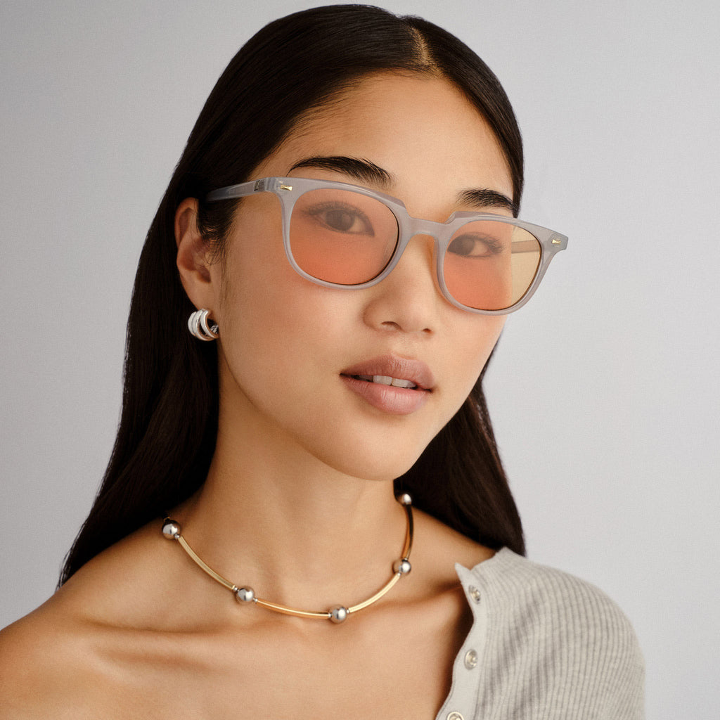 LE SPECS Unisex Le Resolu Black Round Sunglasses