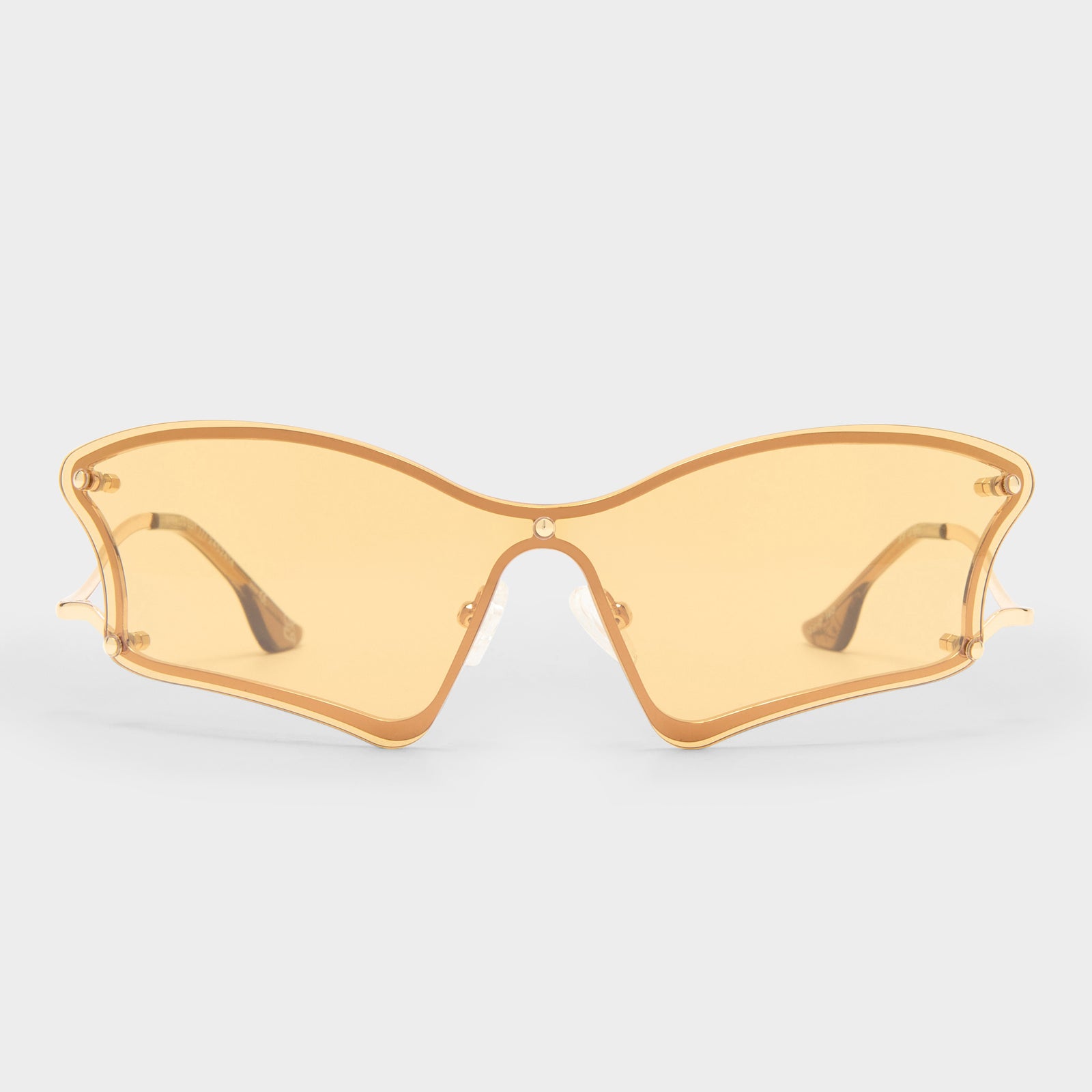 Nymph Gold Female Wrap Sunglasses | Le Specs