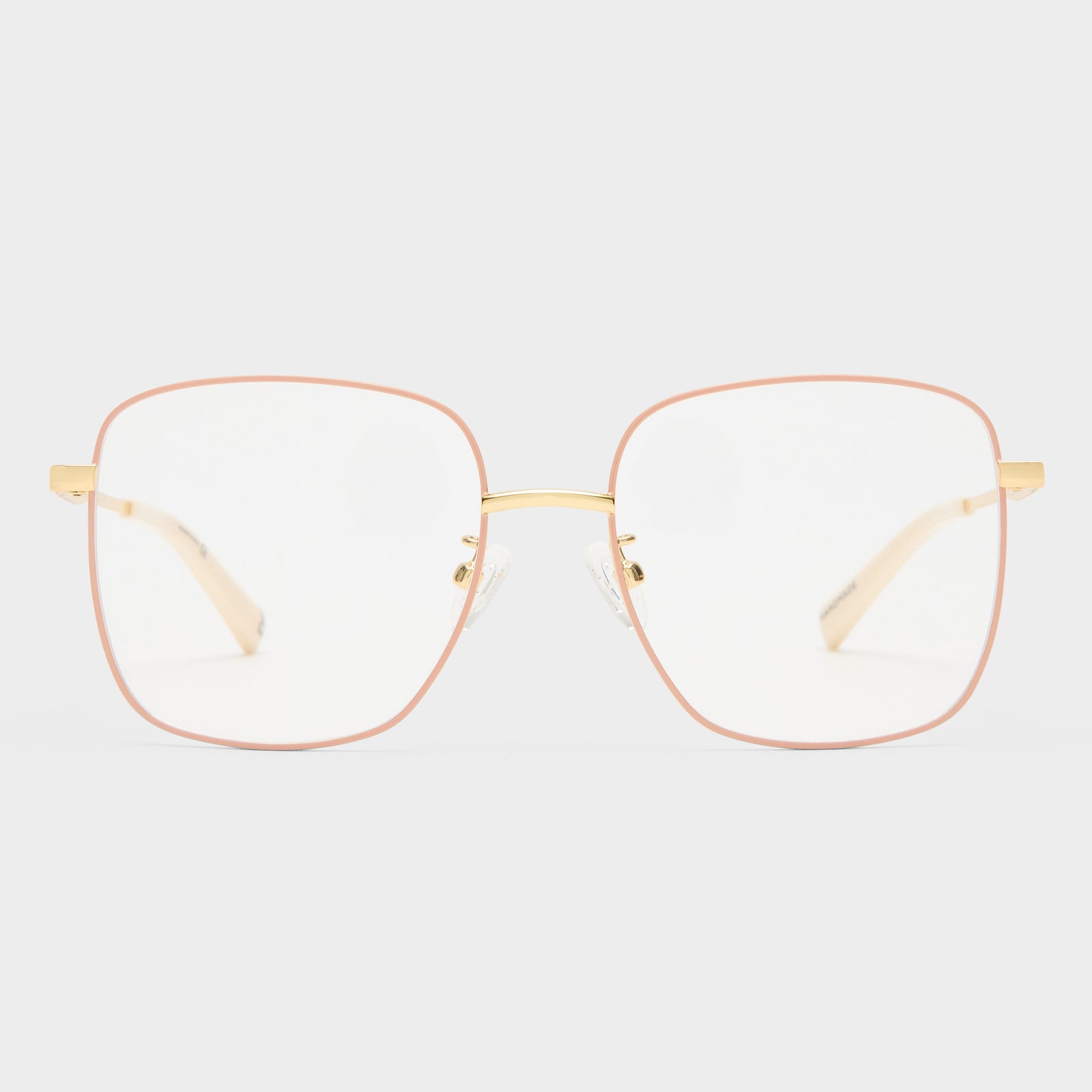 Prism Gold Tan Female Square Optical Frames | Le Specs