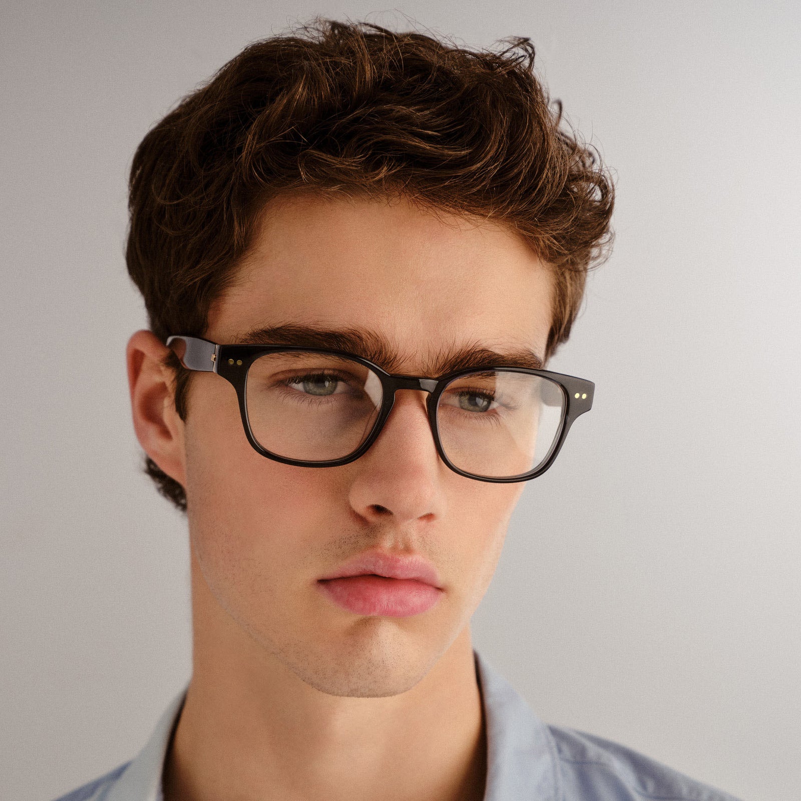 Refraction Charcoal Uni-Sex Square Optical Frames | Le Specs