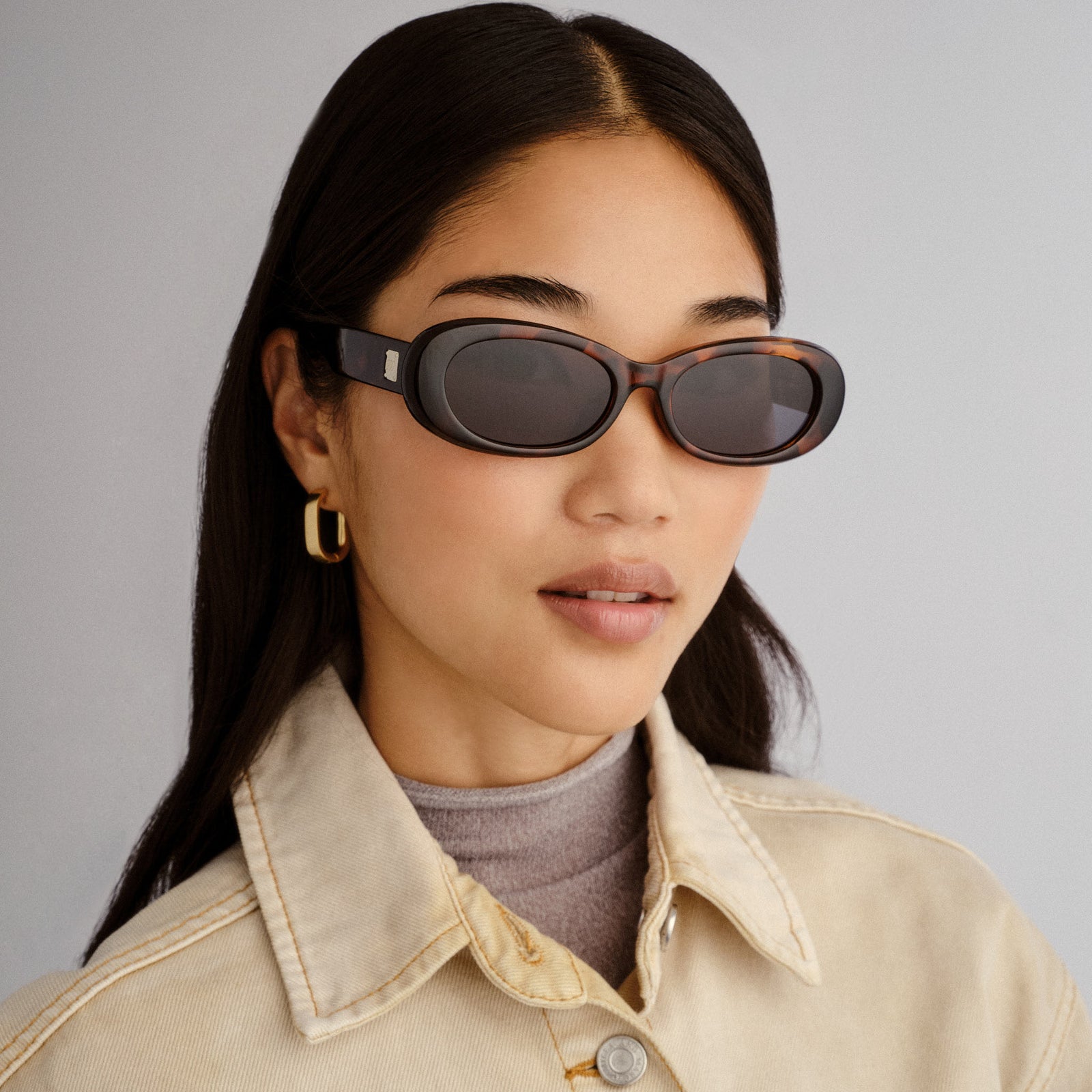Hey Ya + Tort Uni-Sex Oval Sunglasses | Le Specs