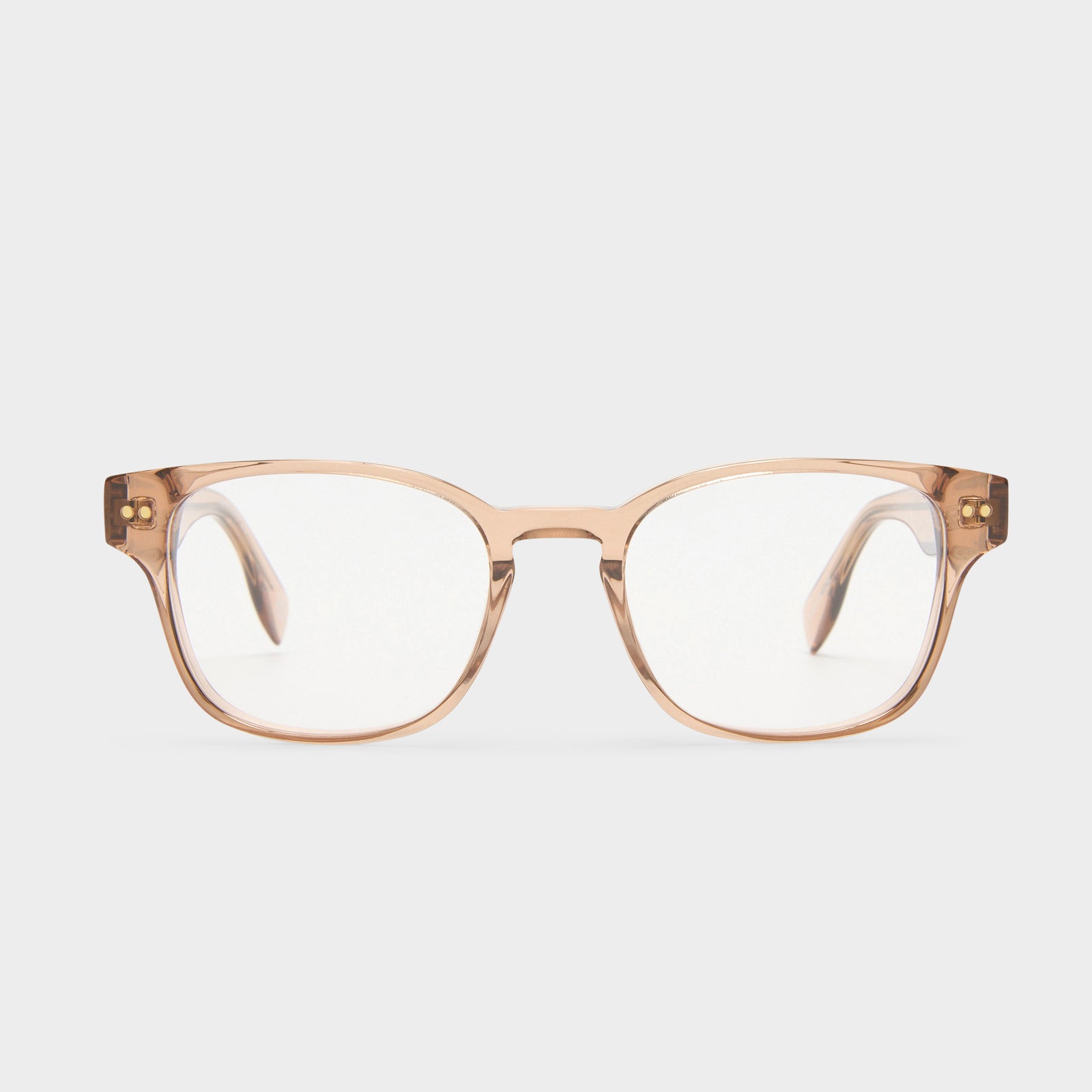 Refraction Walnut Uni-Sex Square Optical Frames | Le Specs
