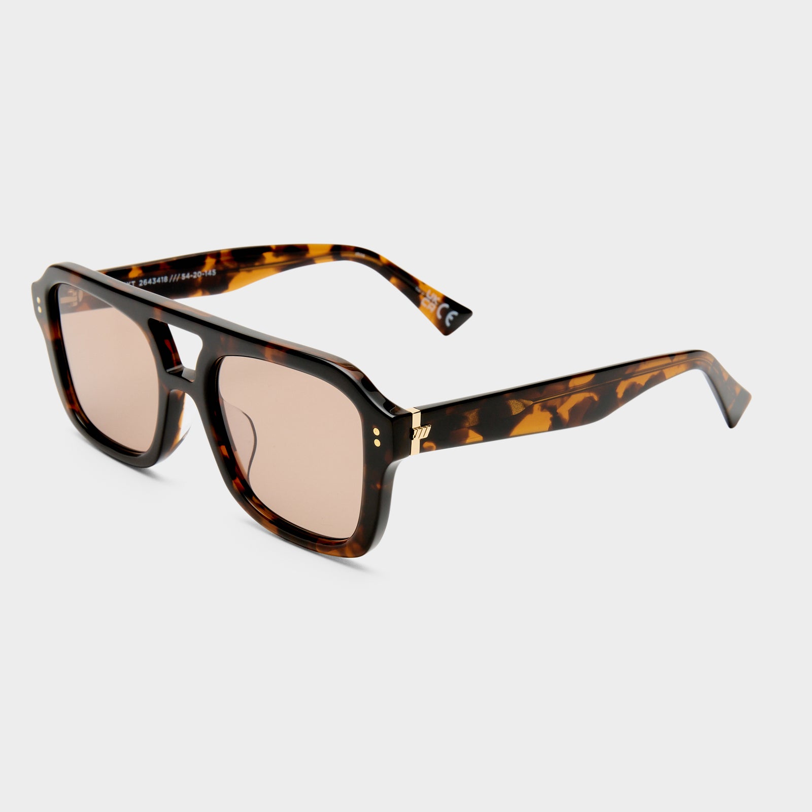 Subtext Chestnut Tort Uni-Sex Aviator Sunglasses | Le Specs