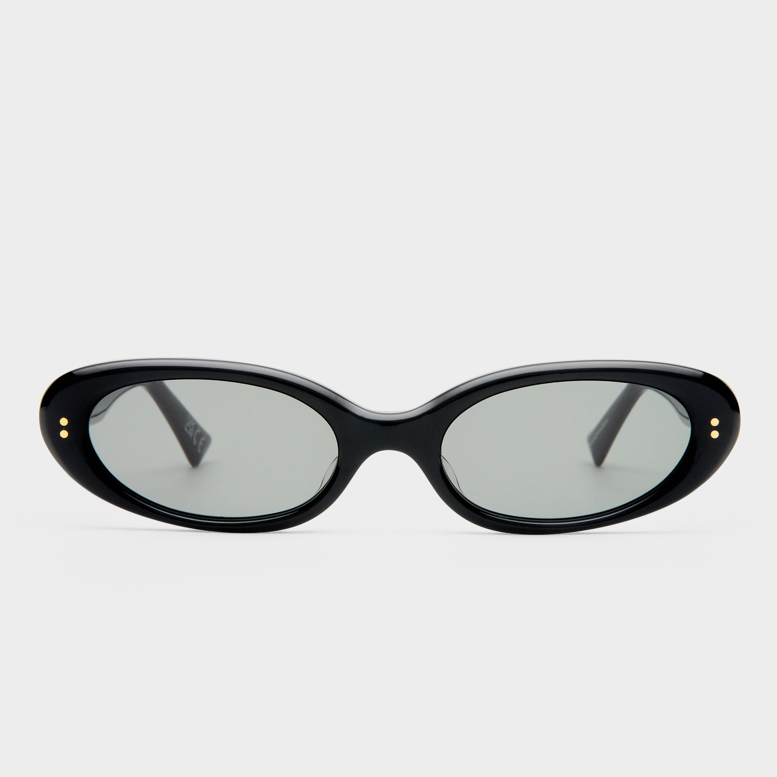 Chicane Black Female Oval Sunglasses | Le Specs