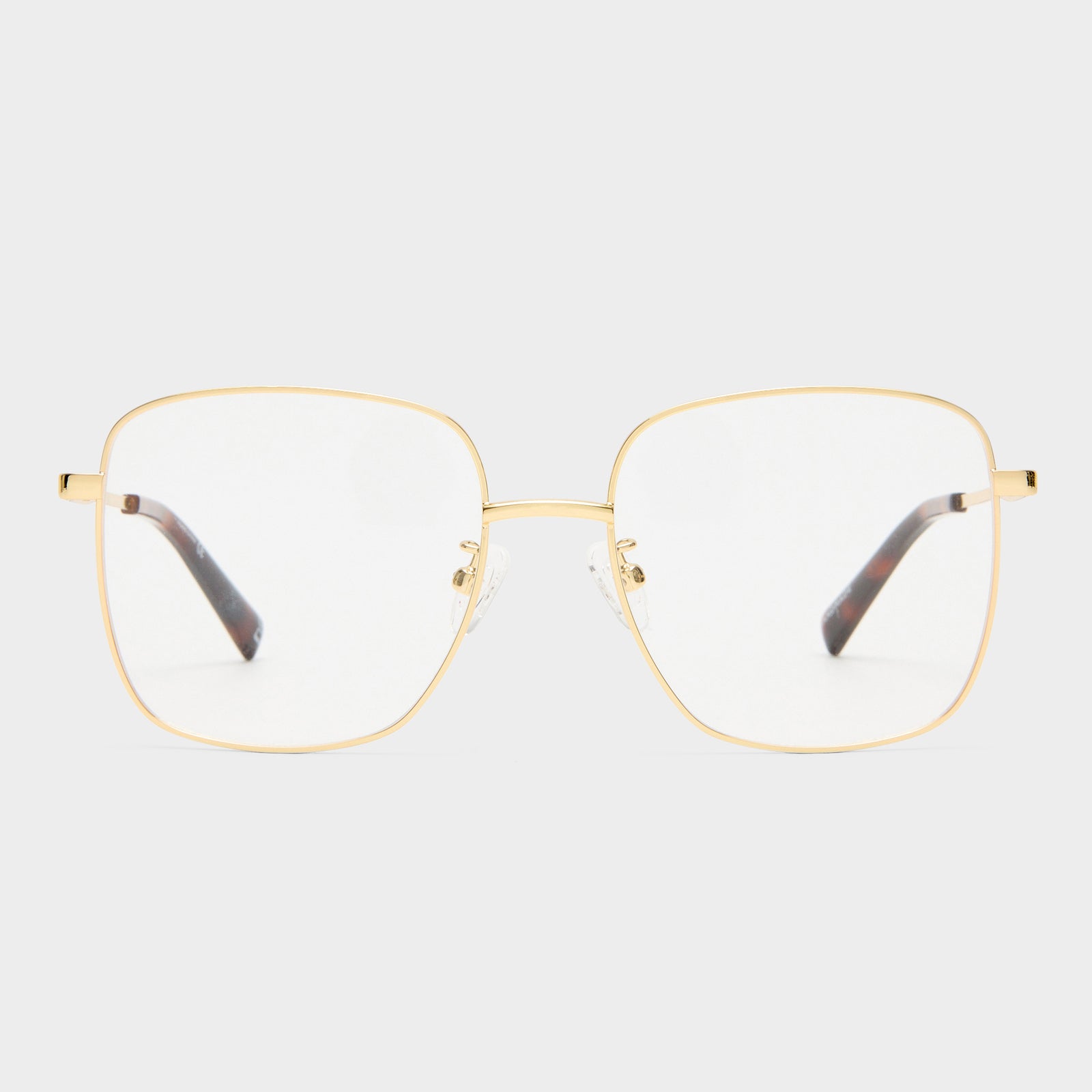Prism Gold Female Square Optical Frames | Le Specs