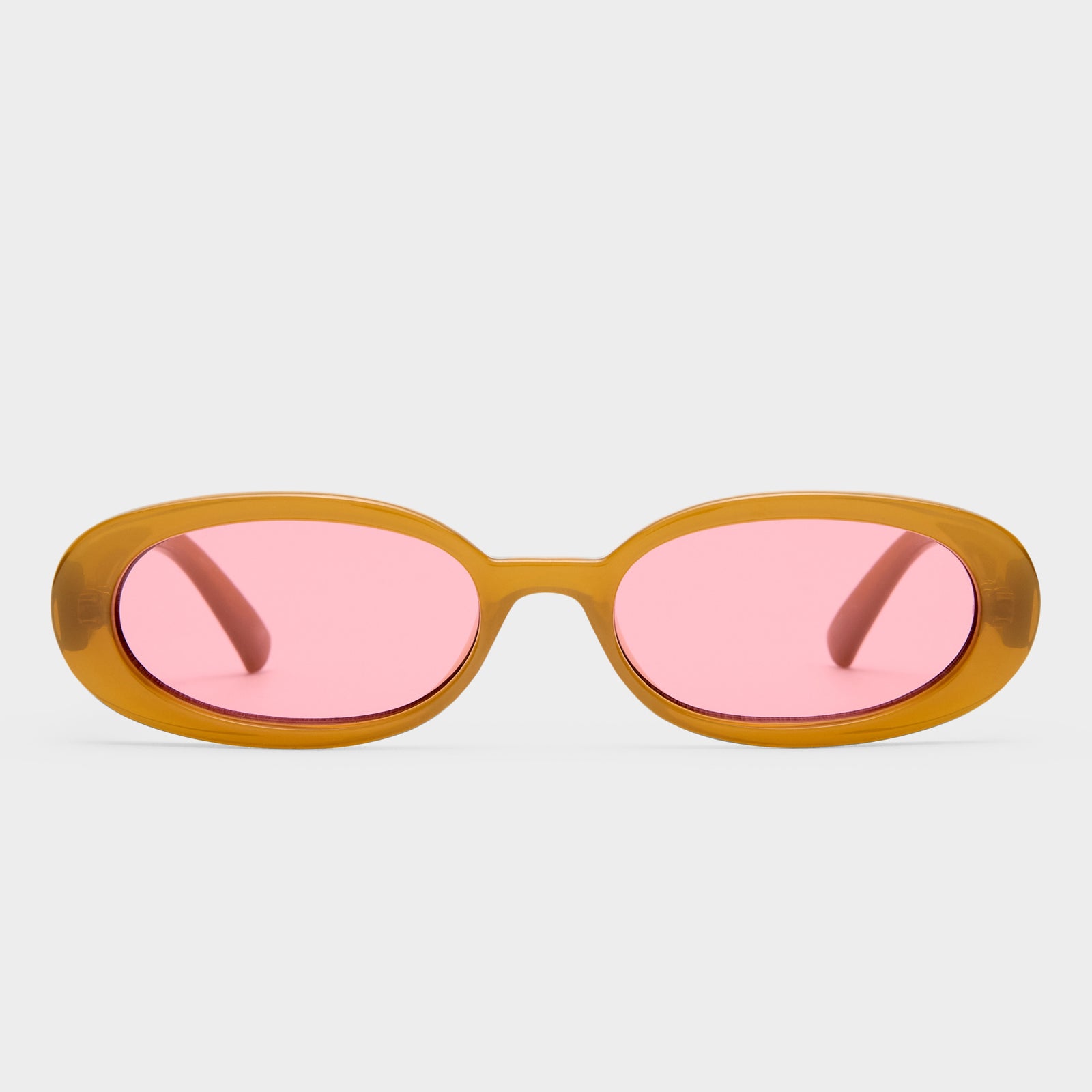 Outta Love Toffee Female Oval Sunglasses | Le Specs