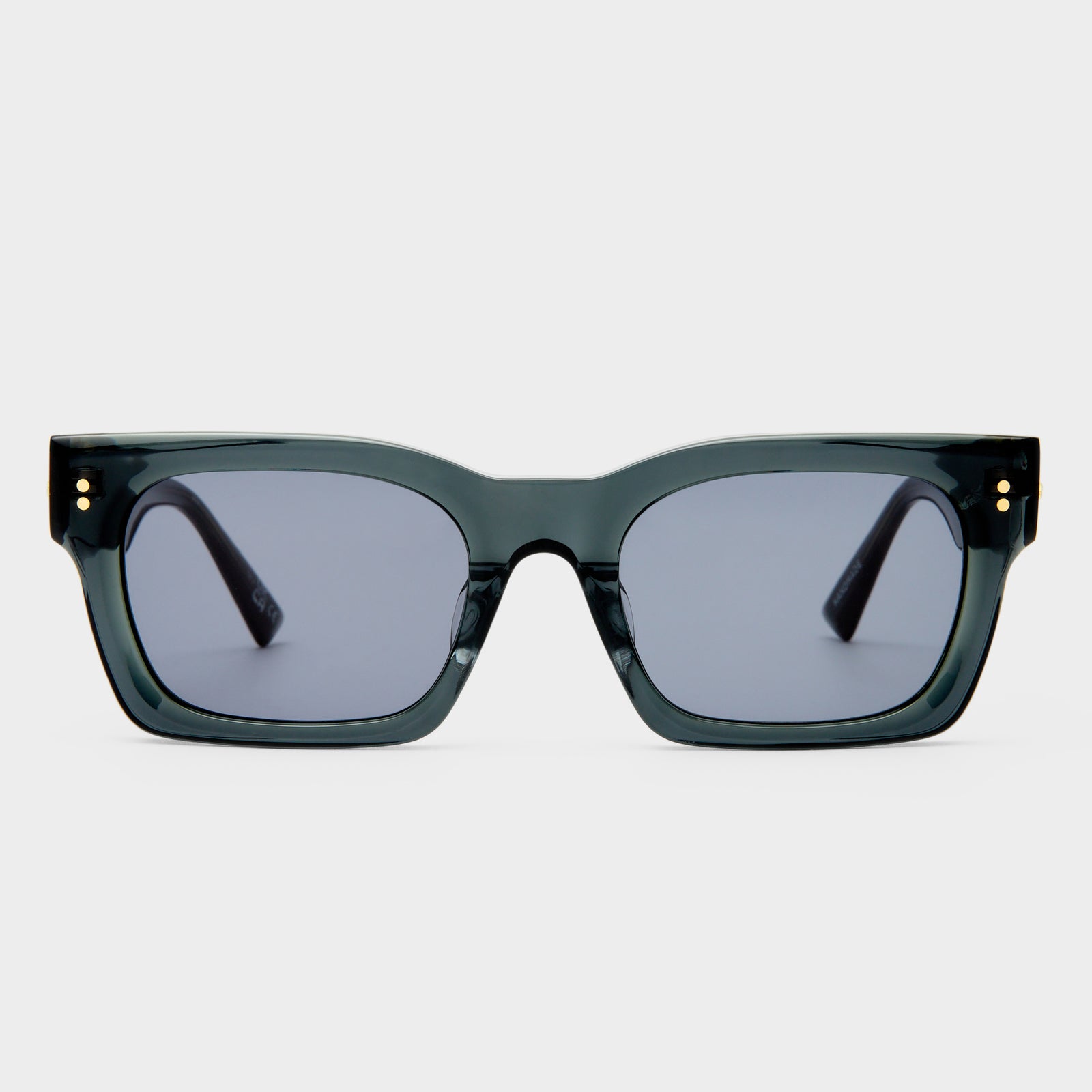 Lucent Charcoal Uni-Sex D-Frame Sunglasses | Le Specs