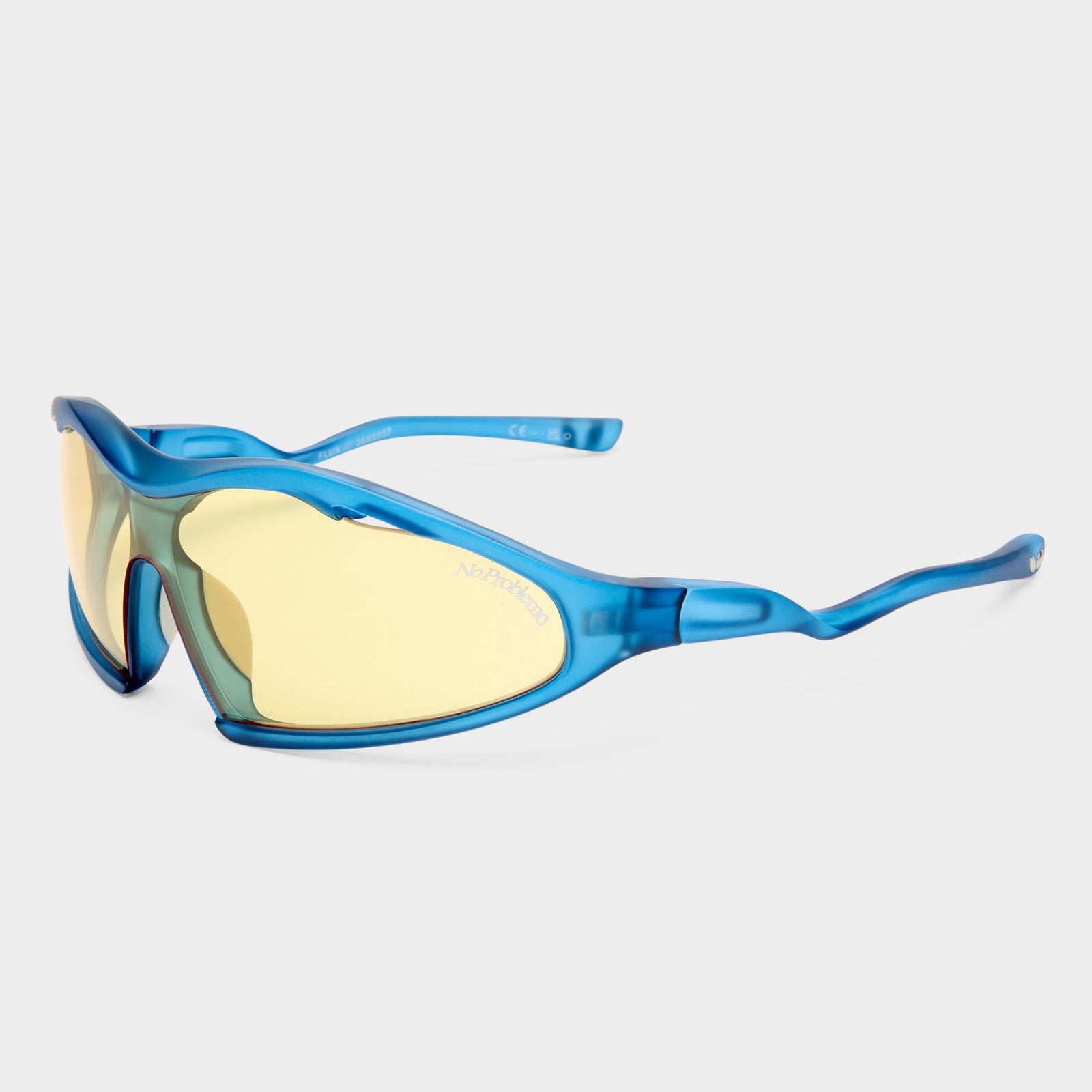 Flux Cobalt Blue Uni-Sex Shield Sunglasses | Le Specs