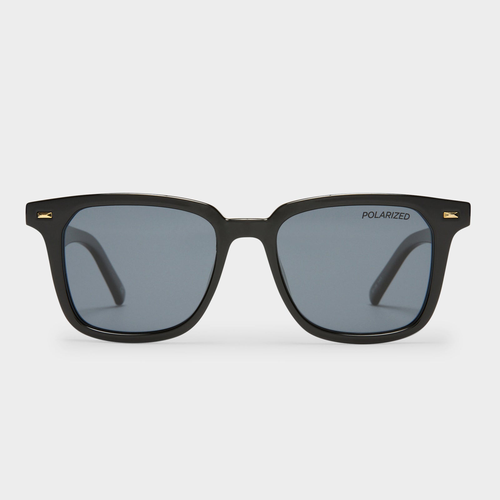 Steadfast Black Uni-Sex D-Frame Sunglasses | Le Specs