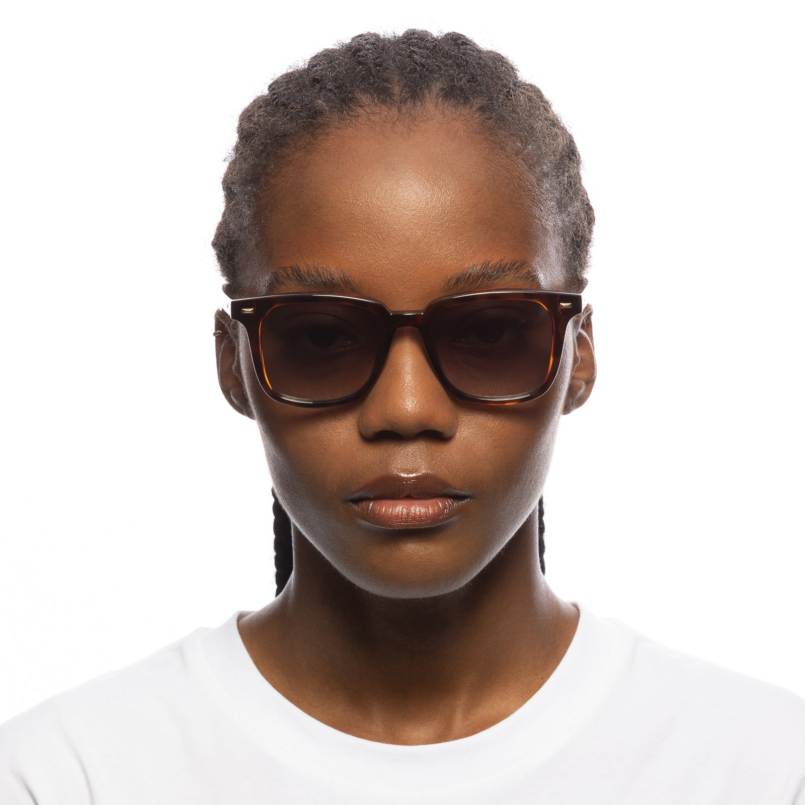 Steadfast Tort Uni-Sex D-Frame Sunglasses | Le Specs