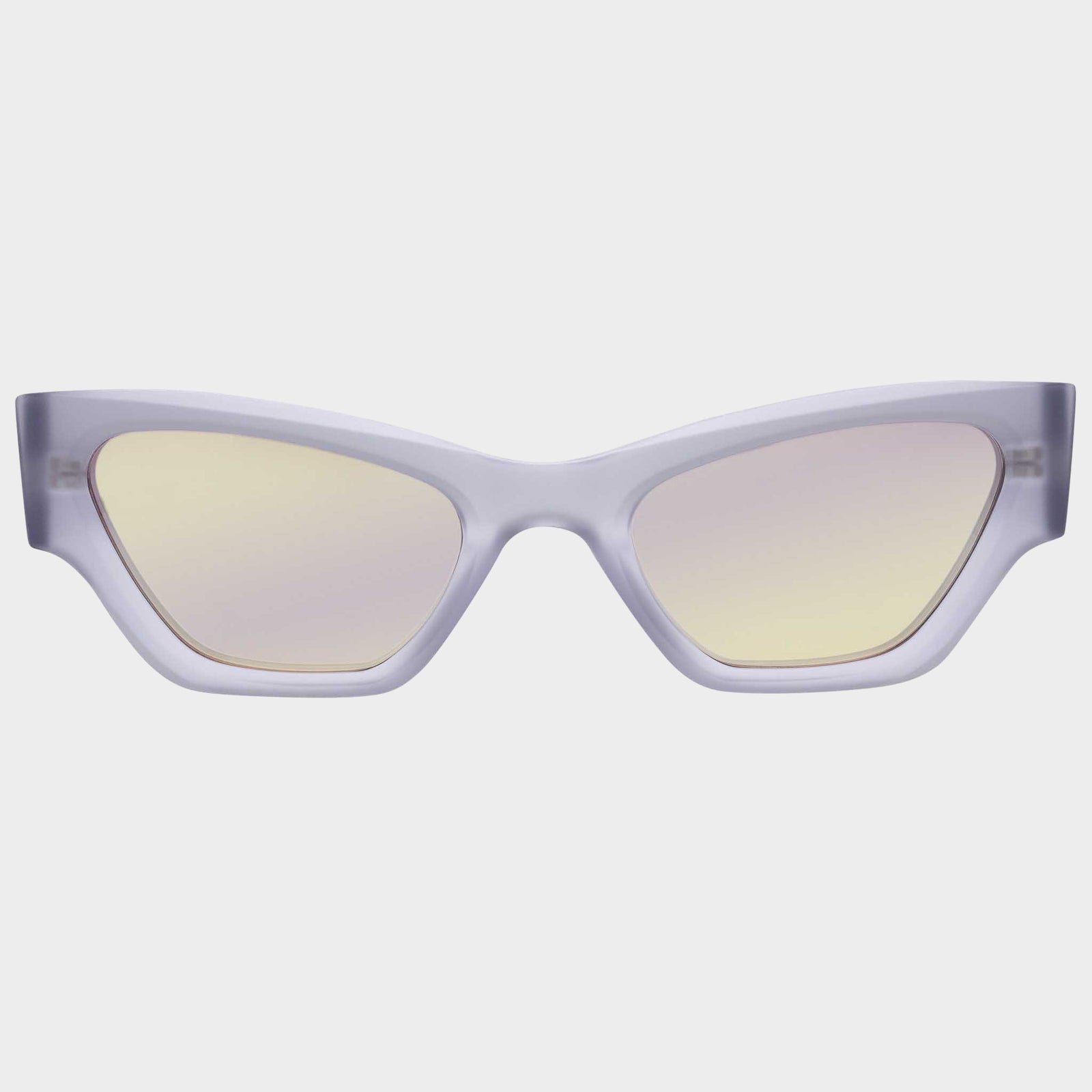 Charade Matte Pewter Uni-Sex Cat-Eye Sunglasses | Le Specs