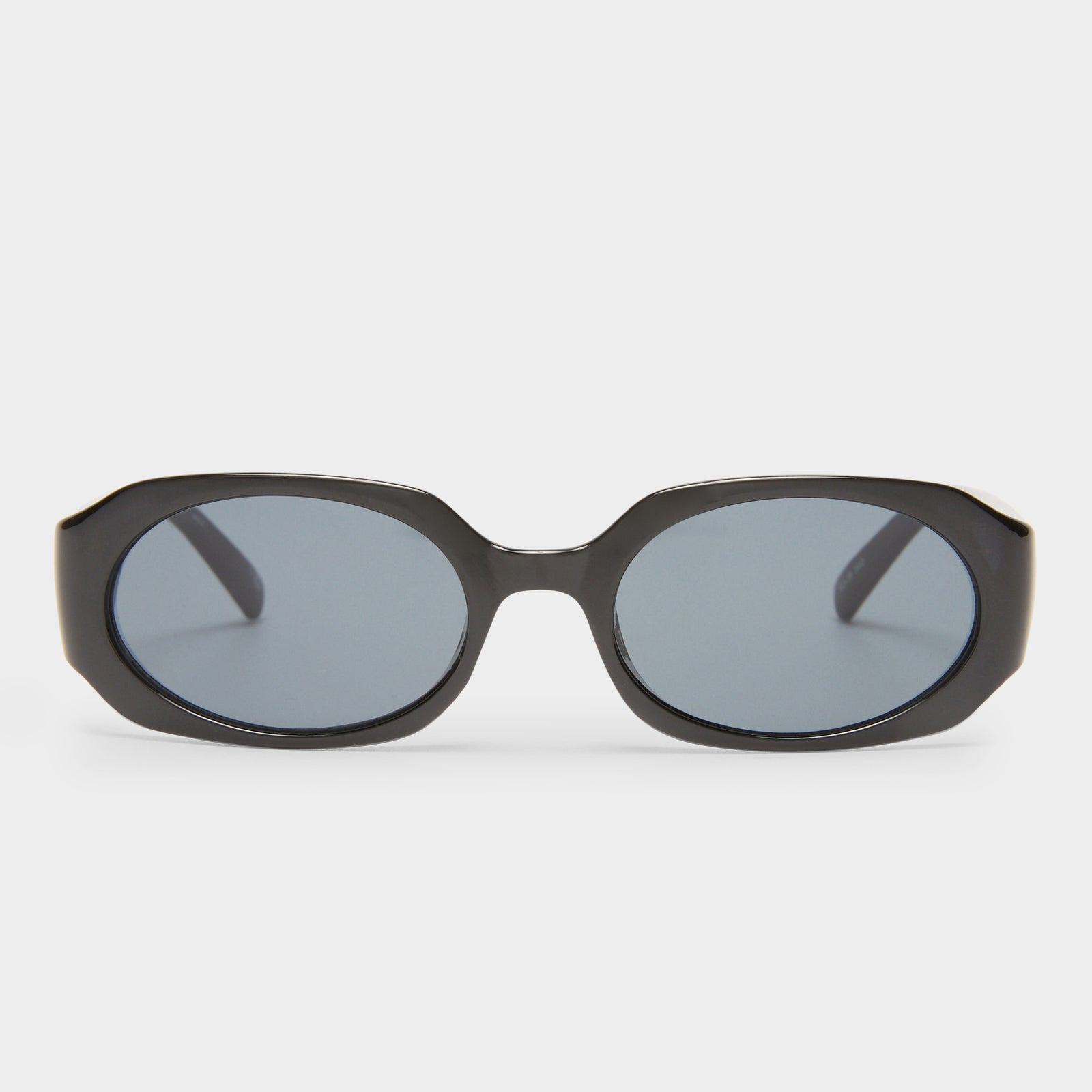 Shebang Black Uni-Sex Rectangle Sunglasses | Le Specs