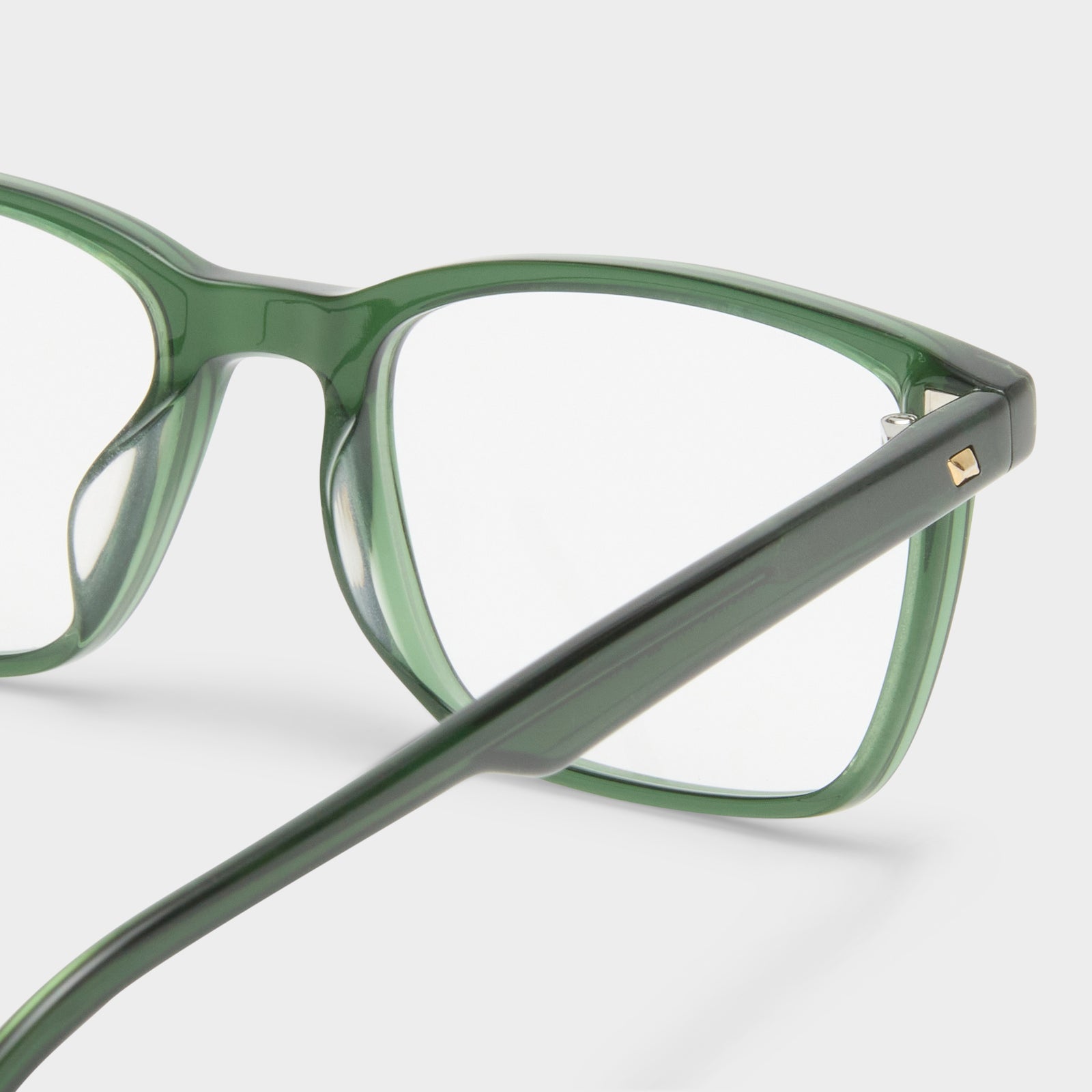 Powder Keg Khaki Uni-Sex D-Frame Optical Frames | Le Specs