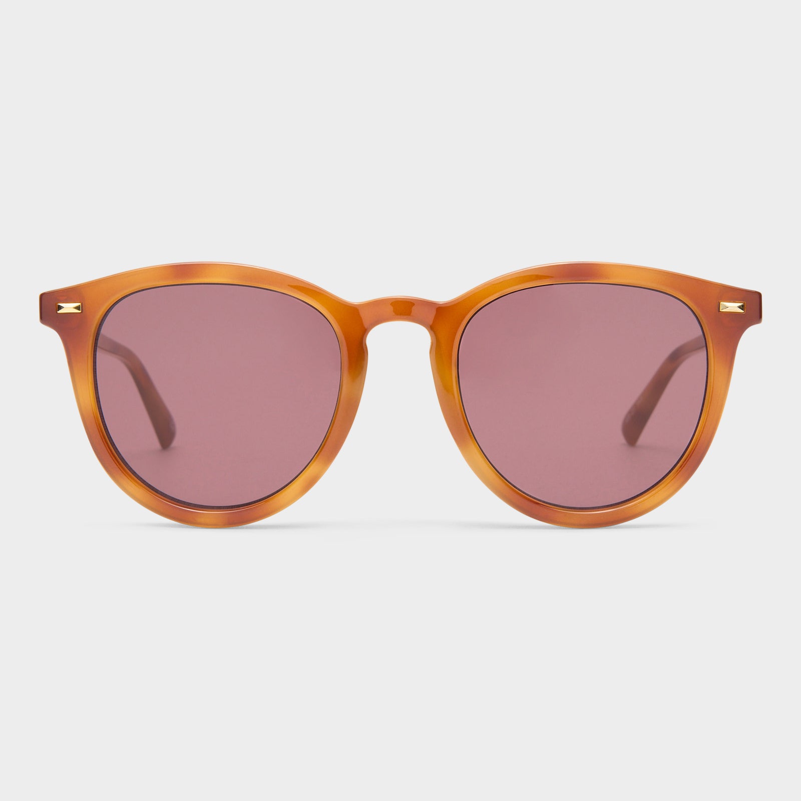 Fire Starter Vintage Tort Uni-Sex Round Sunglasses | Le Specs