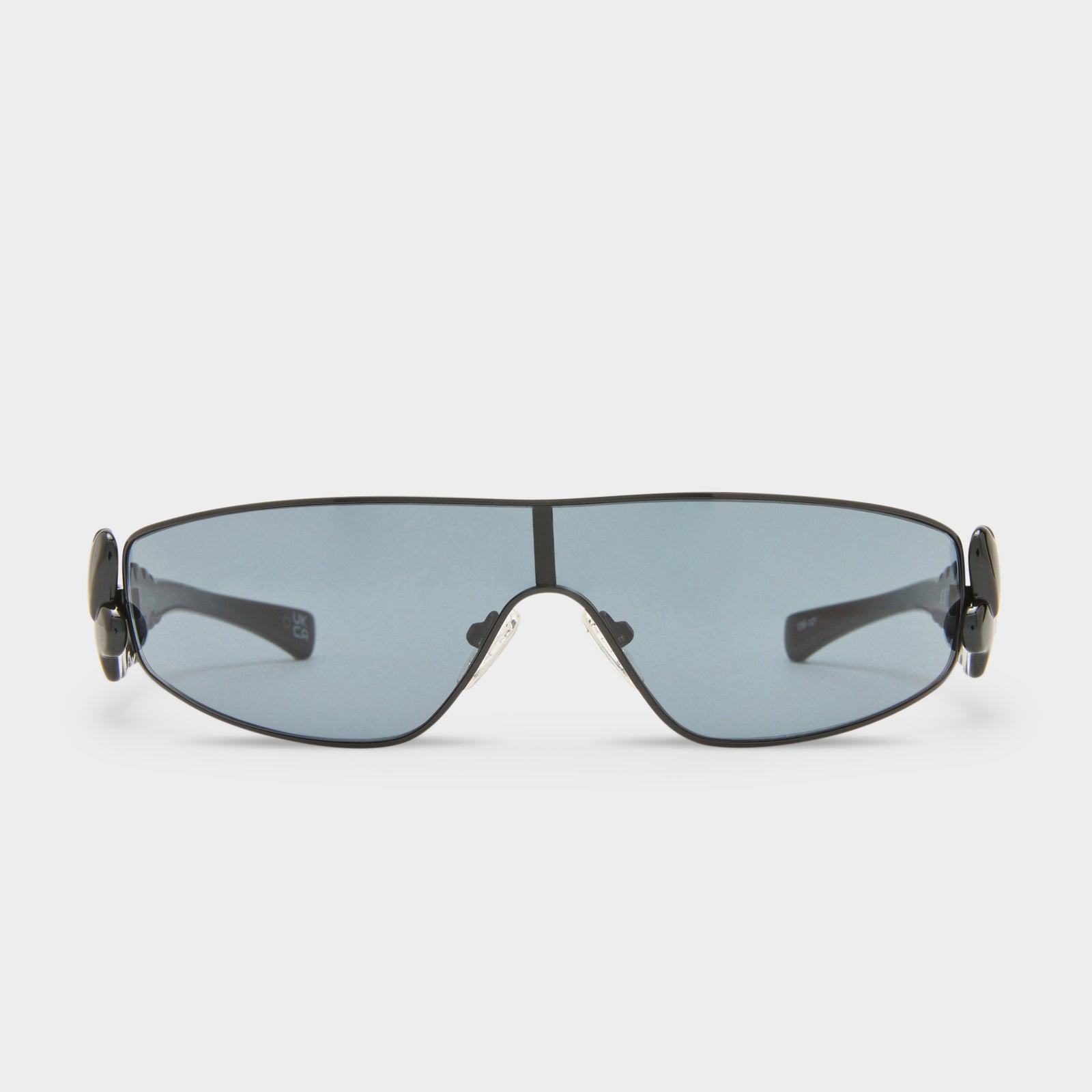 Temptress Black Female Shield Sunglasses | Le Specs