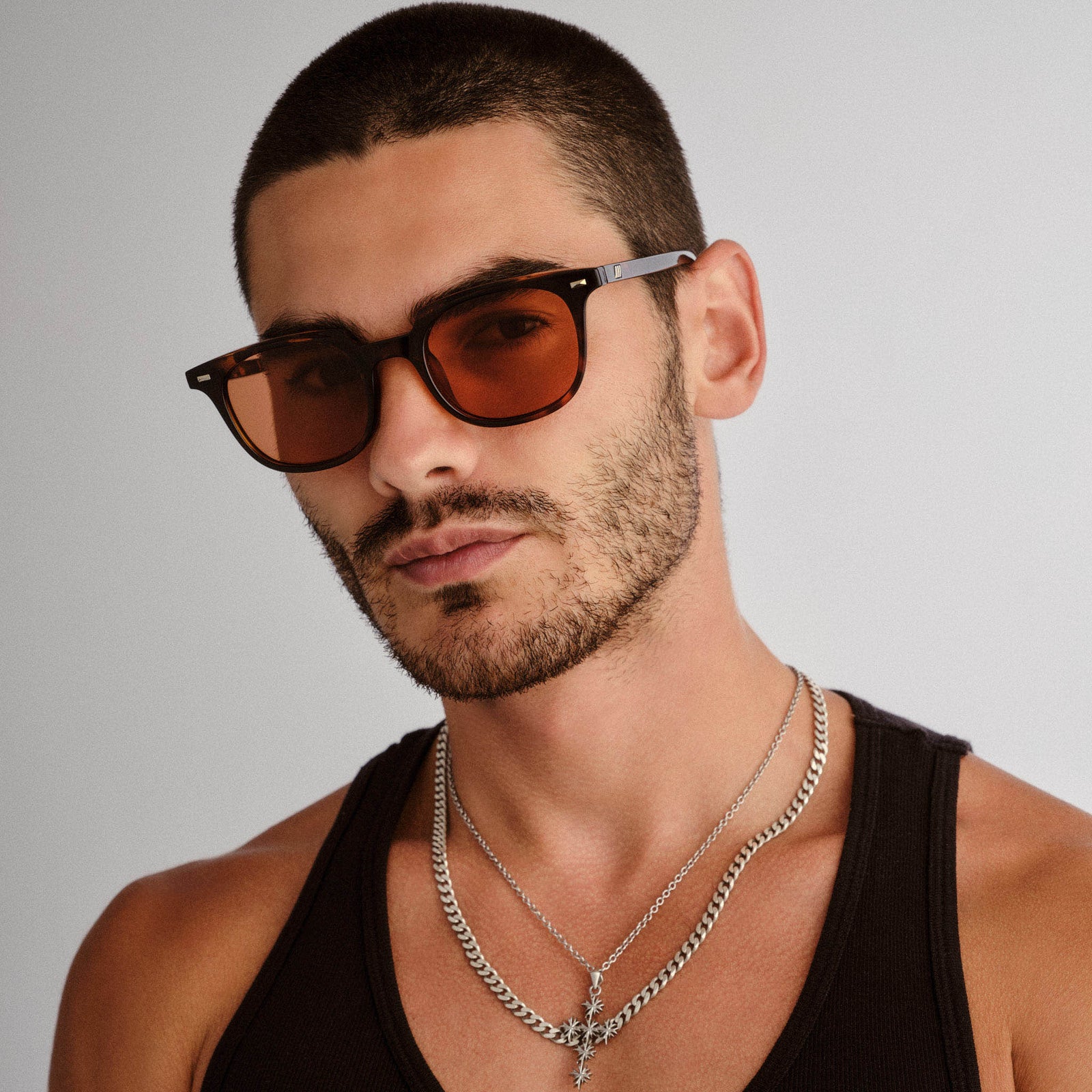 Le Resolu Dark Tort Uni-Sex Round Sunglasses | Le Specs