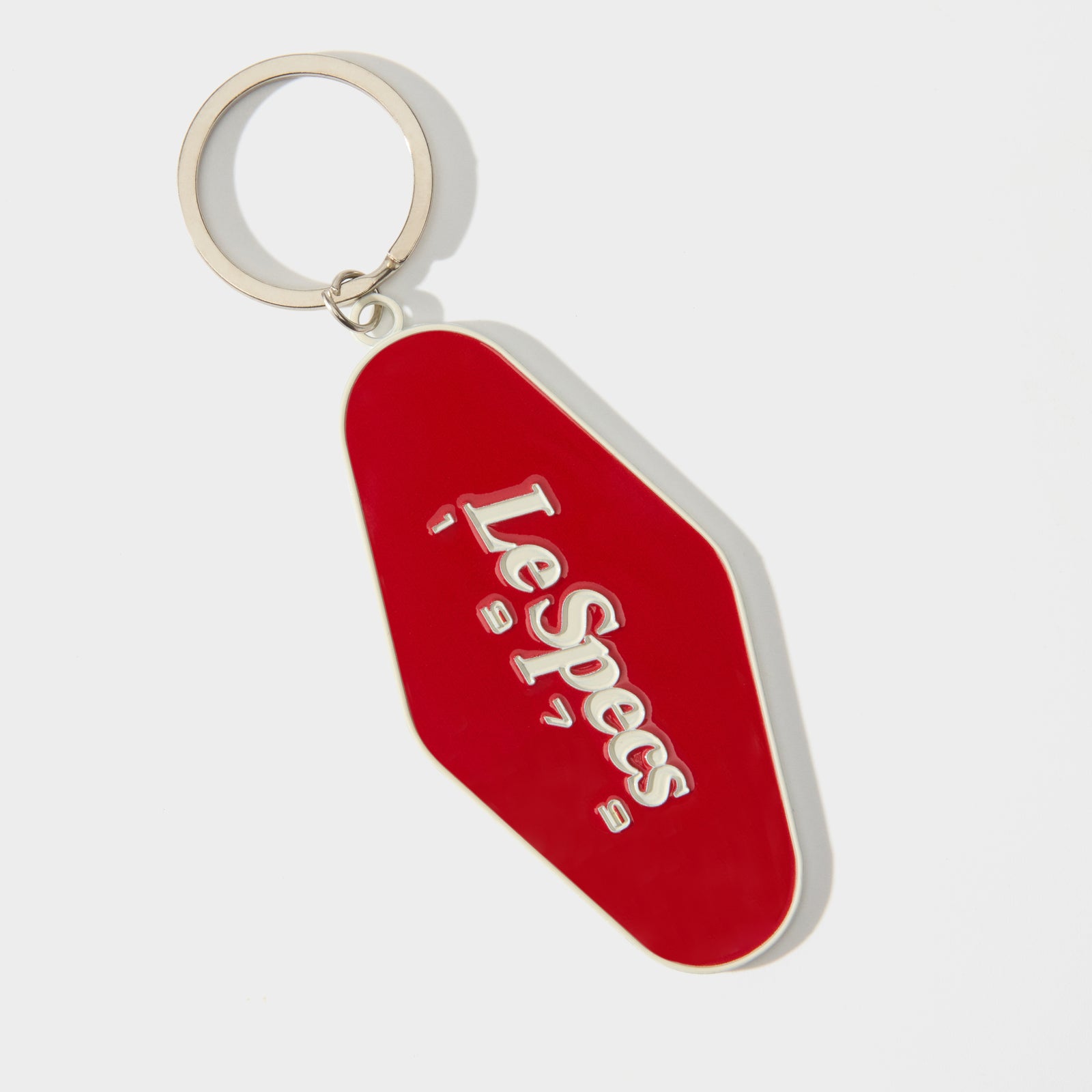 LE SPECS KEYRING | RED & WHITE LOGO