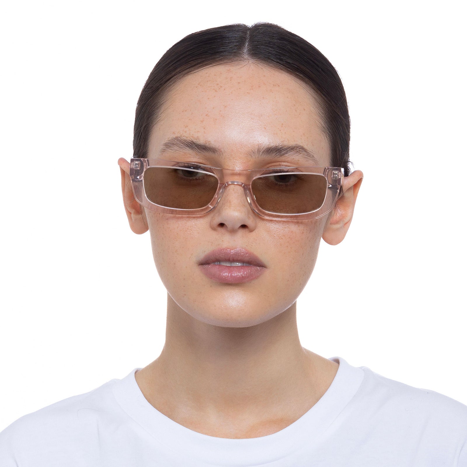 Bio-Bot Champagne Uni-Sex D-Frame Sunglasses | Le Specs