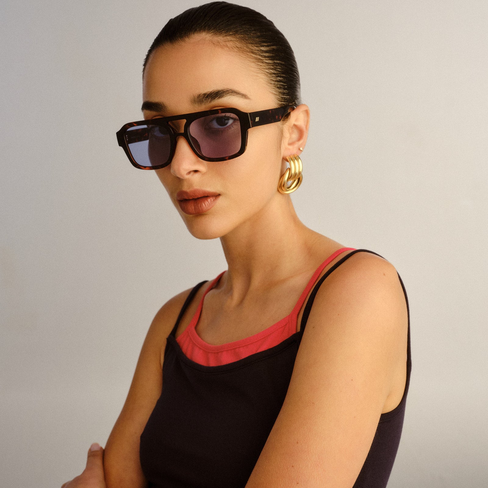 Subzero + Tort Uni-Sex Aviator Sunglasses | Le Specs