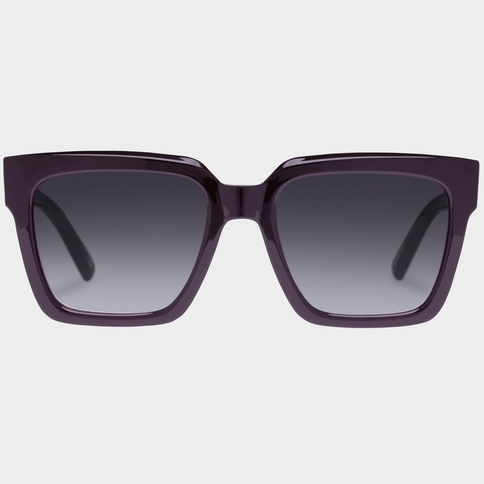 Trampler Burgundy Female Square Sunglasses | Le Specs