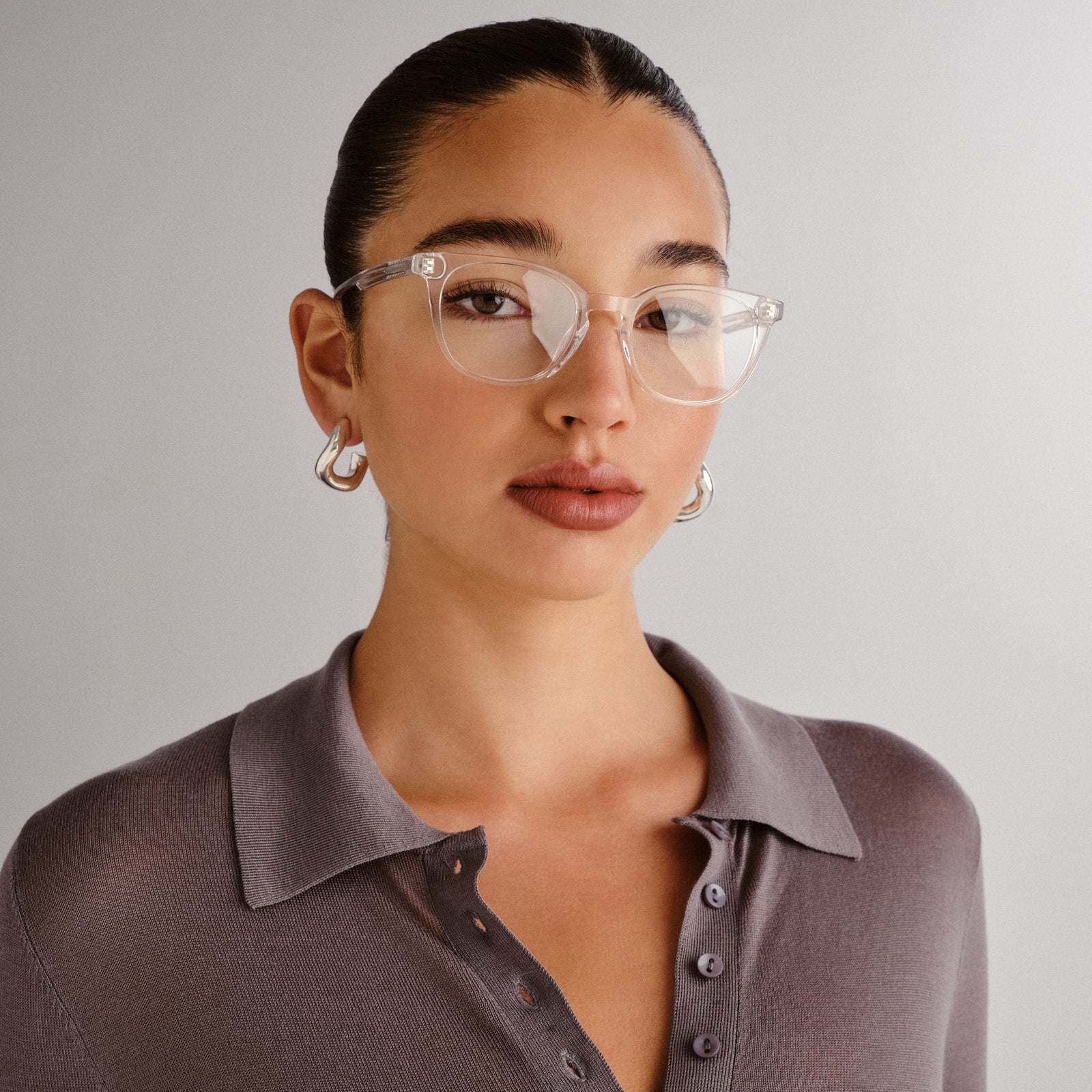 Believer Clear Uni-Sex Round Optical Frames | Le Specs