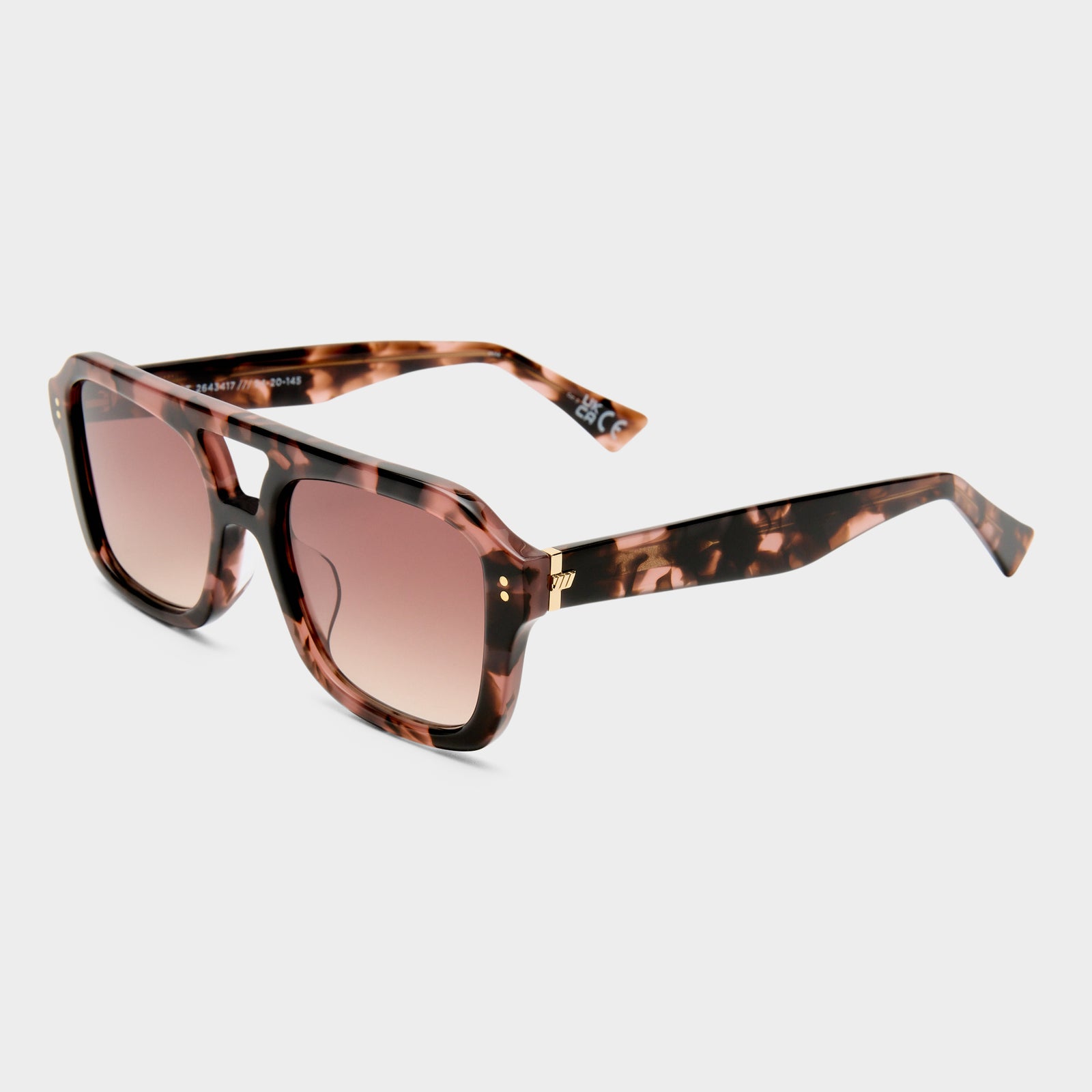 Subtext Orchid Tort Uni-Sex Aviator Sunglasses | Le Specs