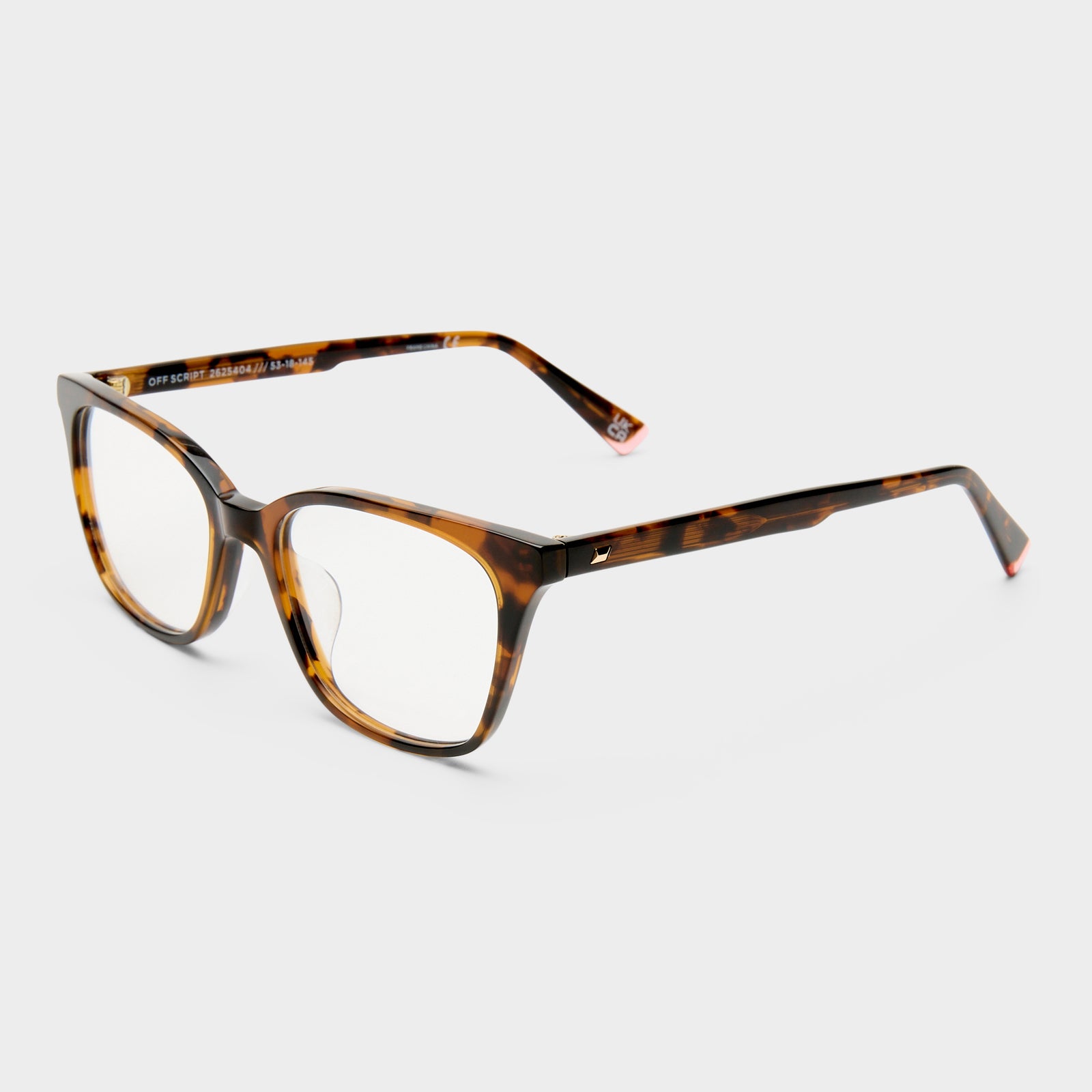 Off Script Chestnut Uni-Sex Cat-Eye Optical Frames | Le Specs