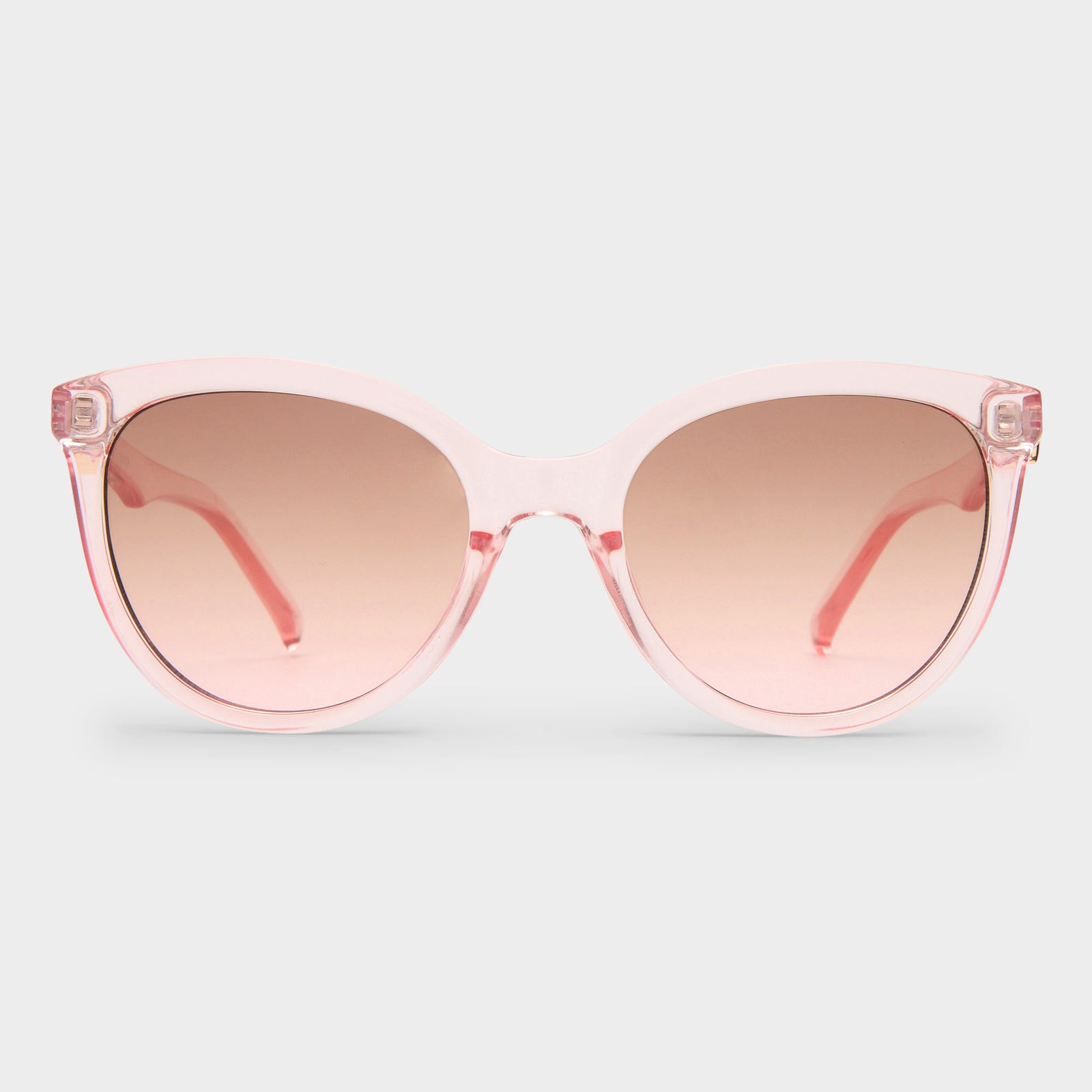The Muse Blush Female Round Sunglasses | Le Specs