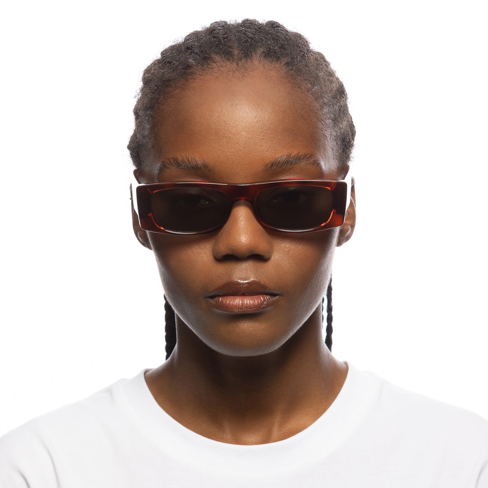 Recovery Toffee Tort Female Rectangle Sunglasses | Le Specs