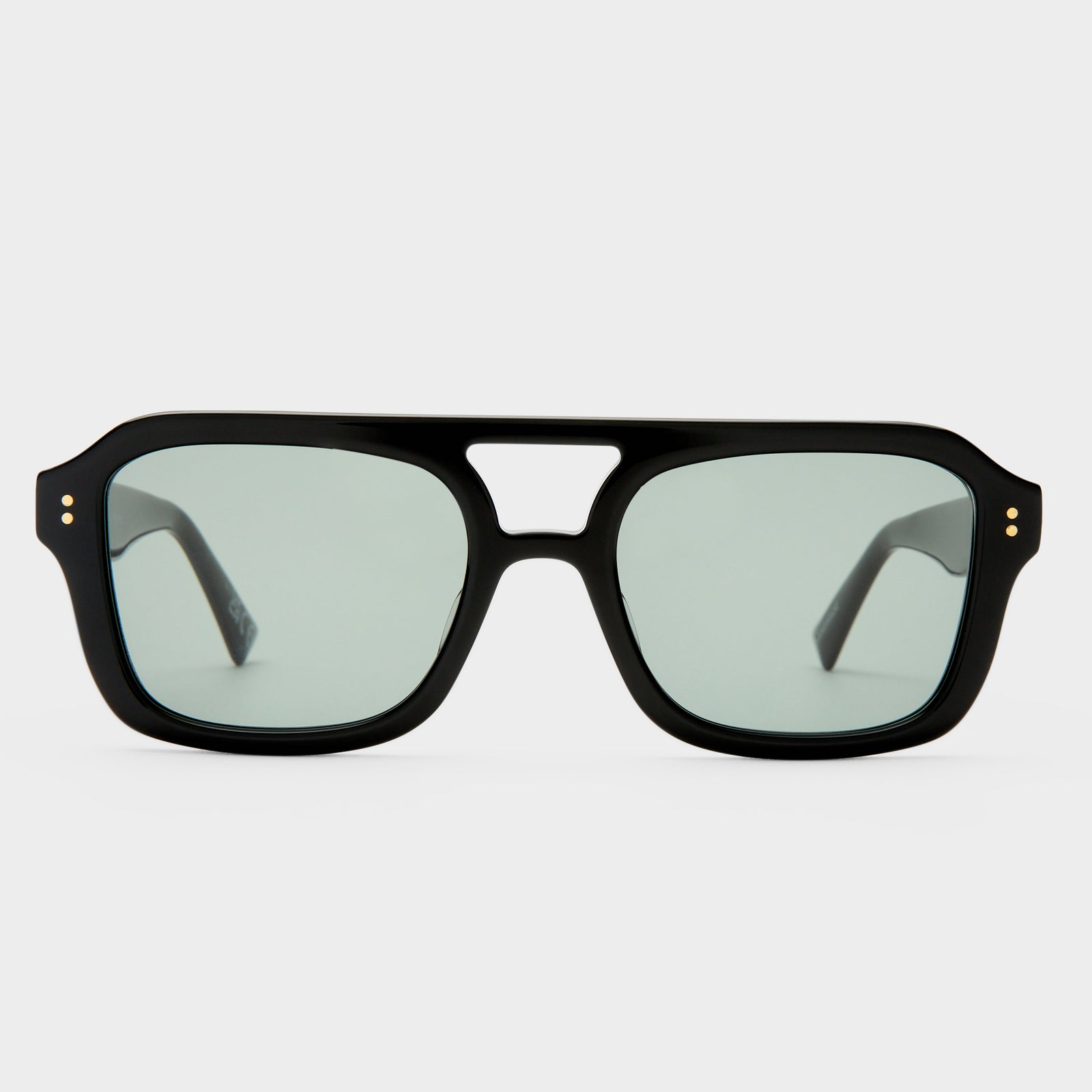 Subtext Black Uni-Sex Aviator Sunglasses | Le Specs