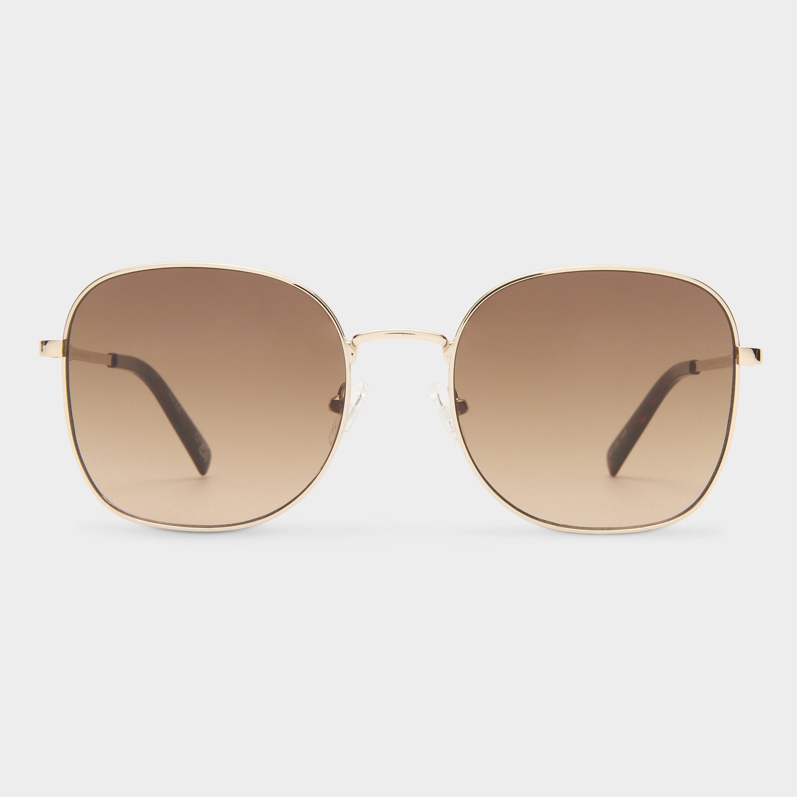 Metamorphosis Gold Female Round Sunglasses | Le Specs