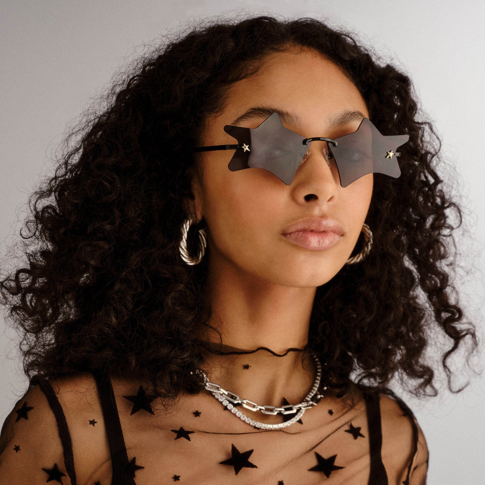 Twinkle Black Female Butterfly Sunglasses | Le Specs