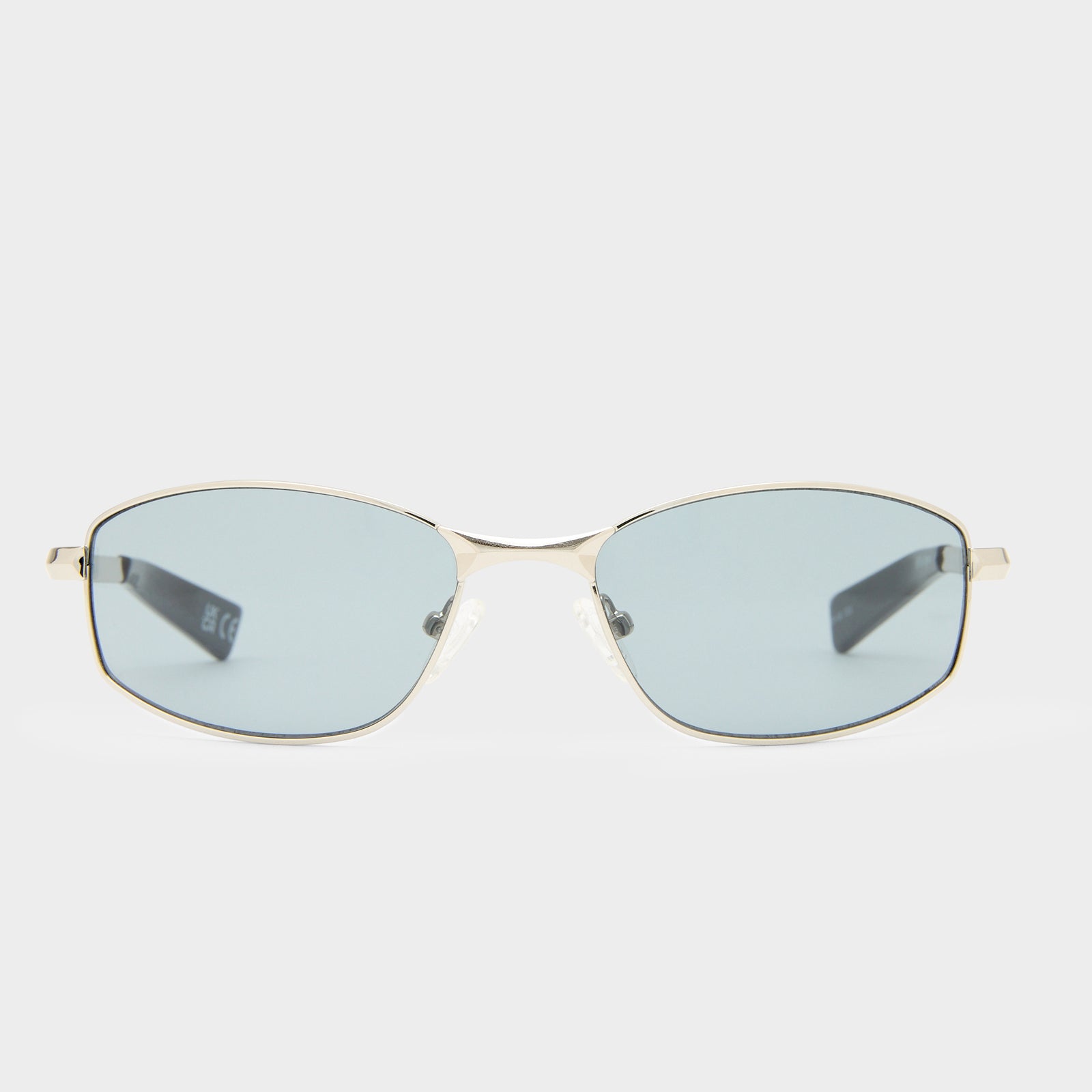 Star Beam Silver Uni-Sex Wrap Sunglasses | Le Specs