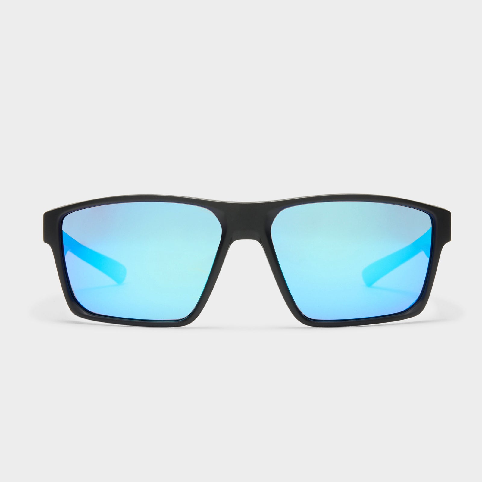 Dauntless Matte Black Uni-Sex Wrap Sunglasses | Le Specs