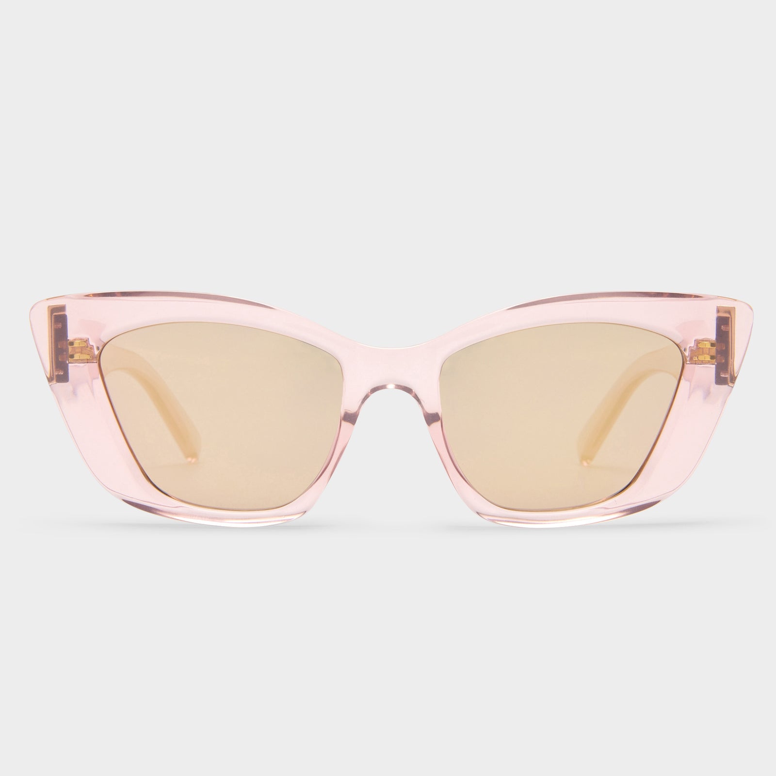 Tranquil Turmoil Rose Quartz Female Cat-Eye Sunglasses | Le Specs