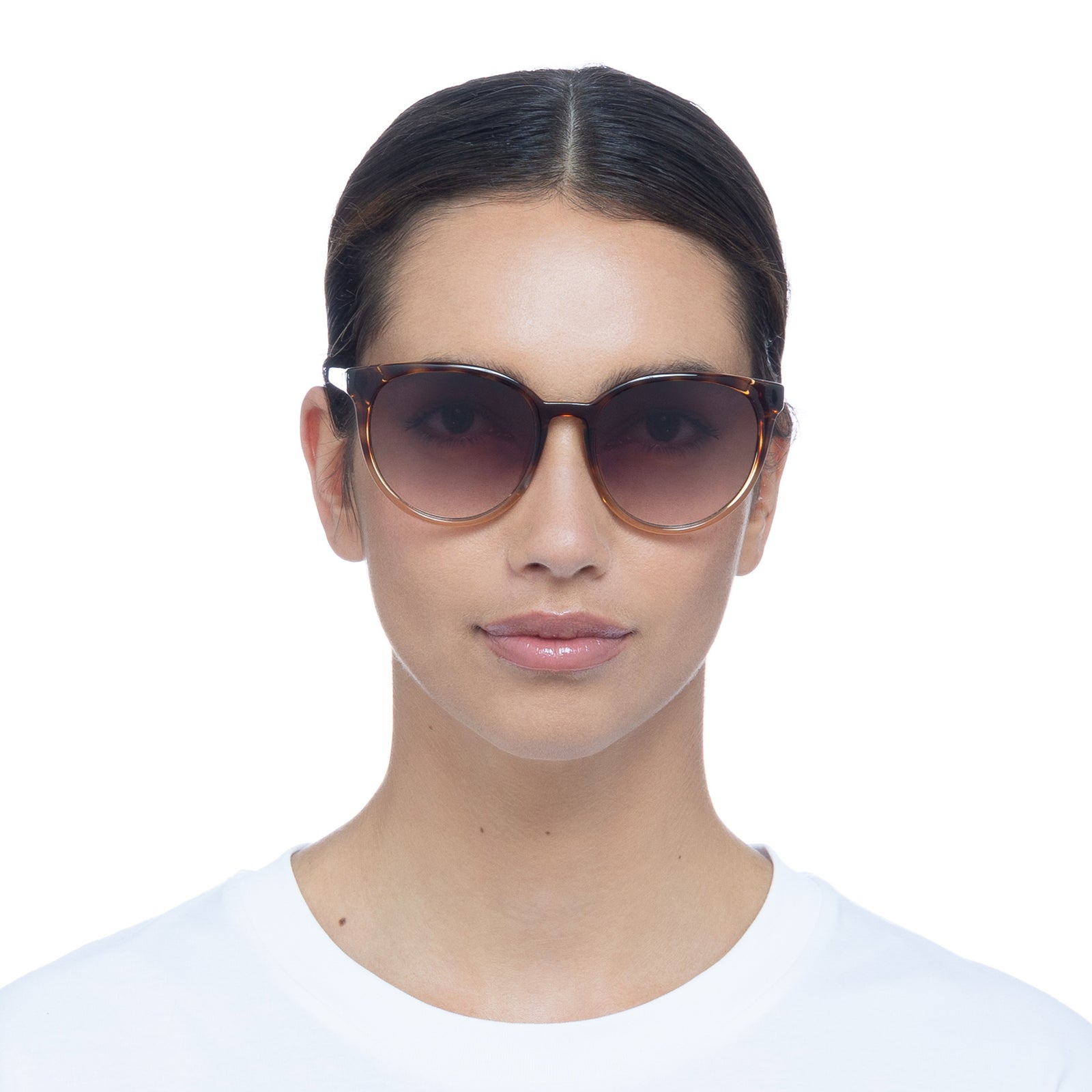 Armada Tort Grad Female Round Sunglasses | Le Specs