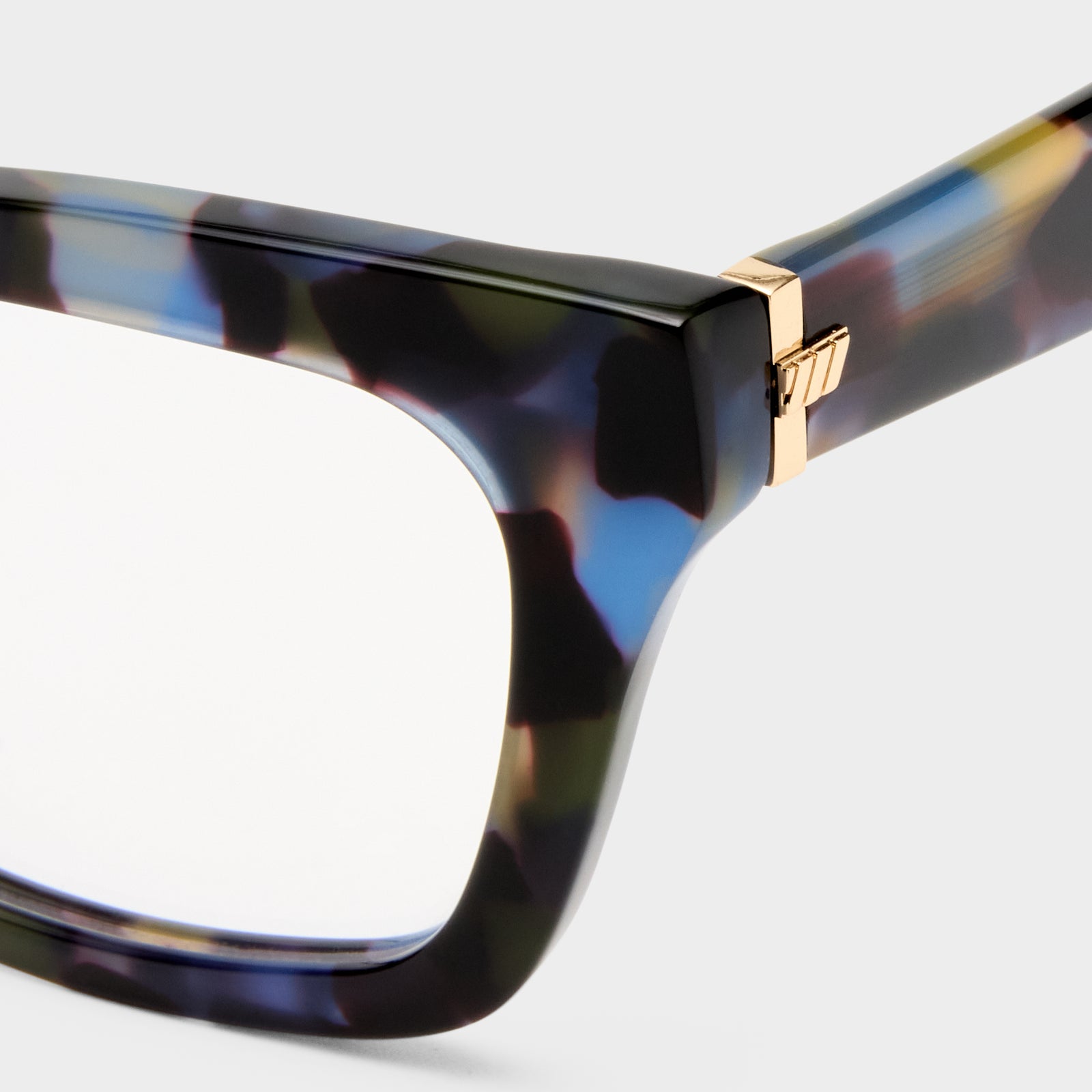 Hot Press Navy Tort Uni-Sex Cat-Eye Optical Frames | Le Specs
