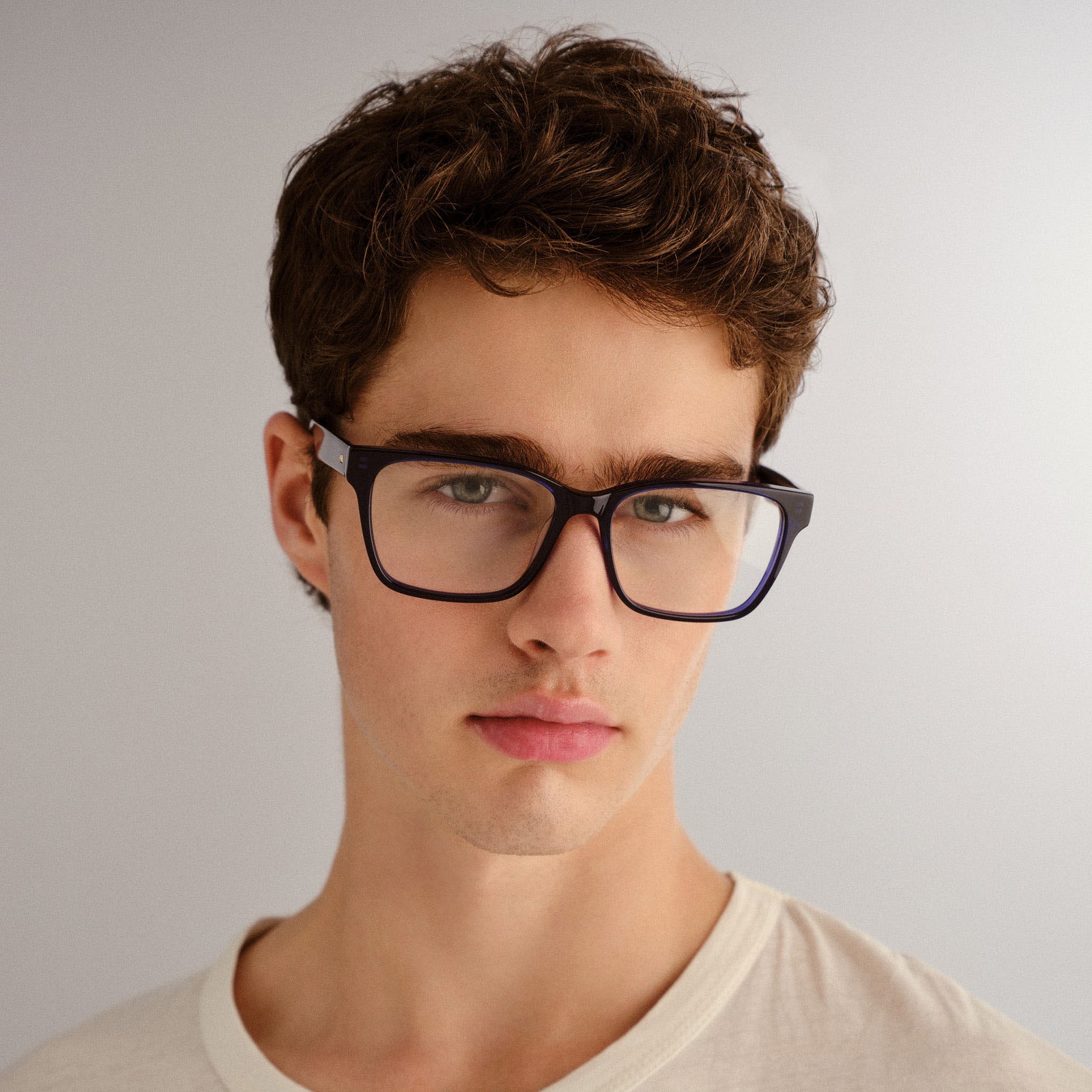 Kova Navy Male D-Frame Optical Frames | Le Specs