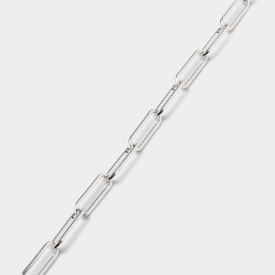 BOLD LINK NECK CHAIN | SILVER