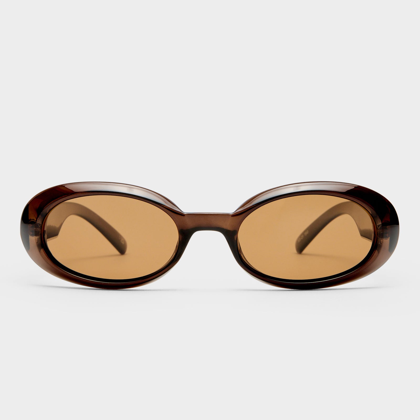 Work It Cocoa Female Oval Sunglasses | Le Specs