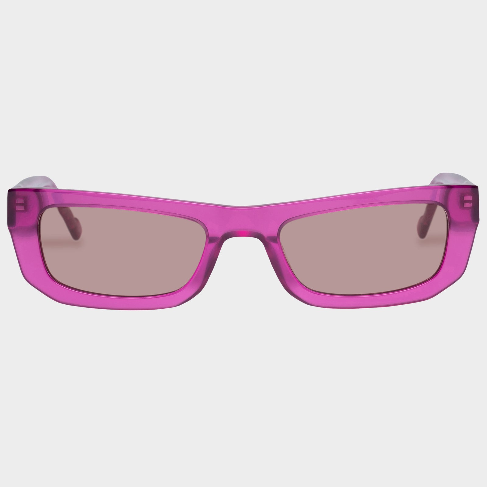 Bio-Bot Magenta Uni-Sex D-Frame Sunglasses | Le Specs