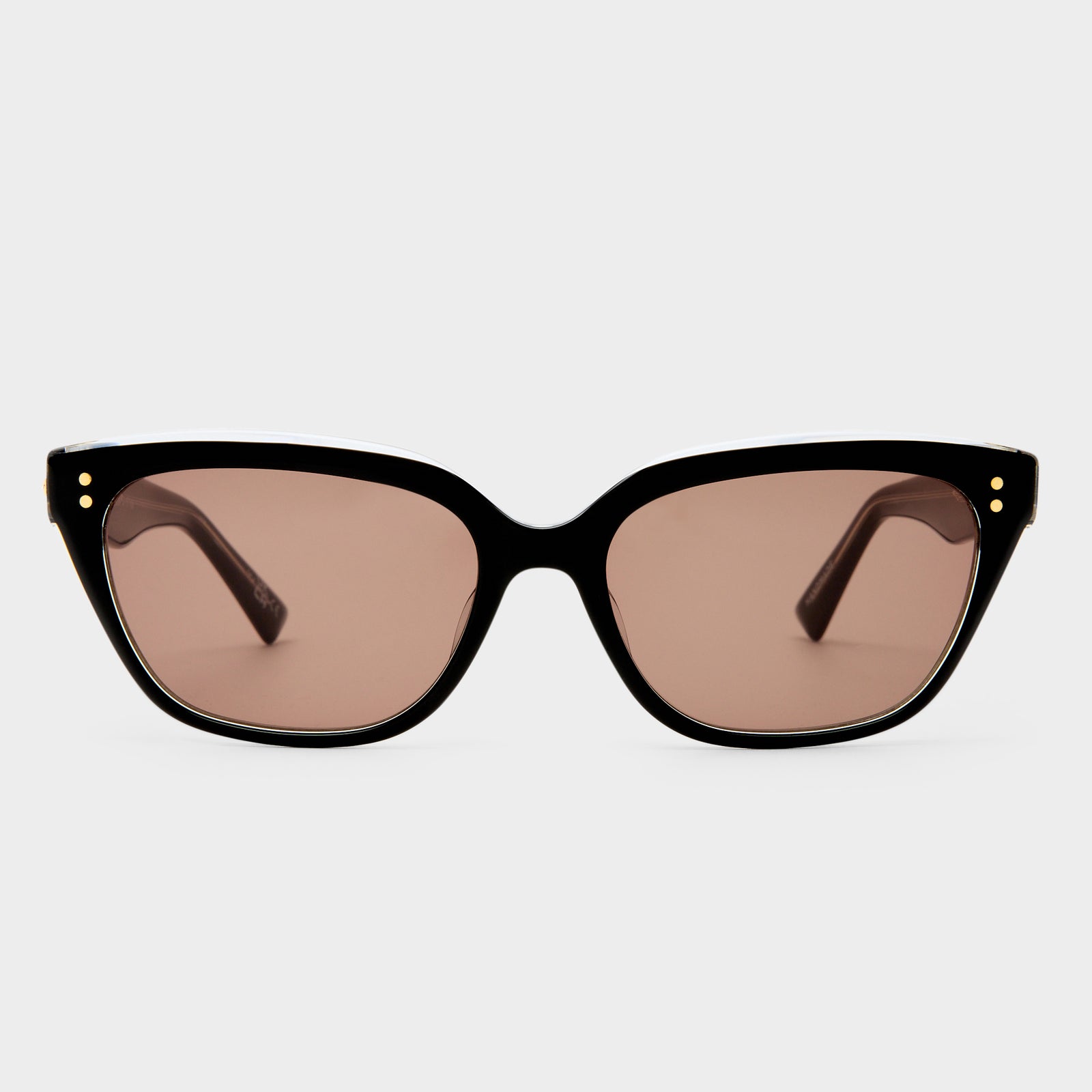 Horizon Black Female D-Frame Sunglasses | Le Specs
