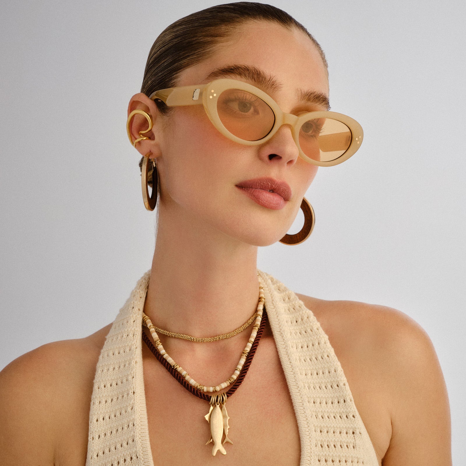 Tootsie + Nude Female Cat-Eye Sunglasses | Le Specs