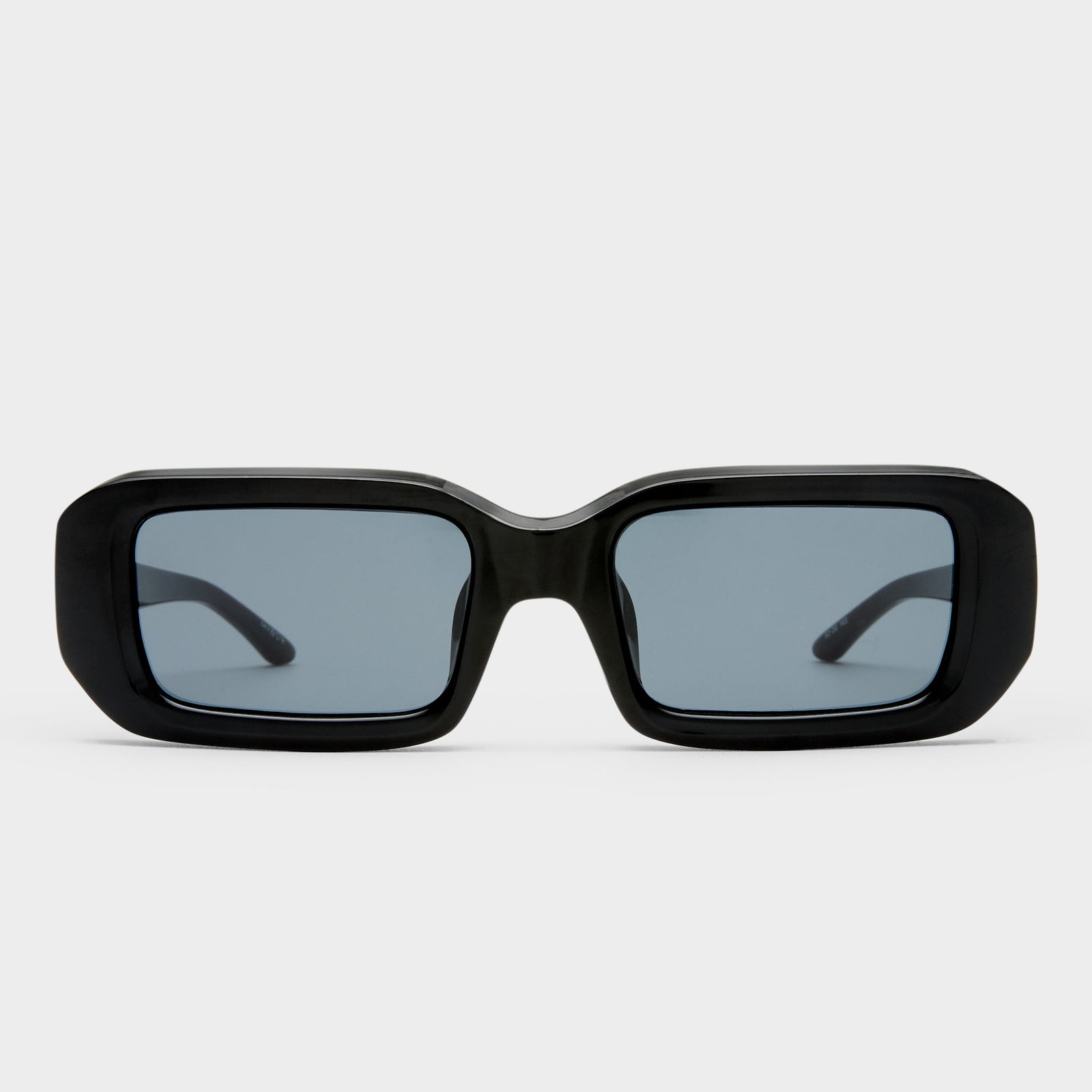 Blackpool Black Uni-Sex Rectangle Sunglasses | Le Specs