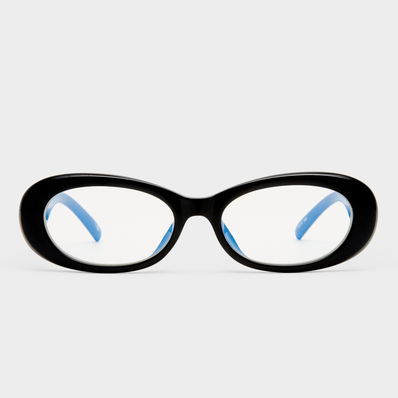 Hey Ya Black Female Oval Blue Light | Le Specs