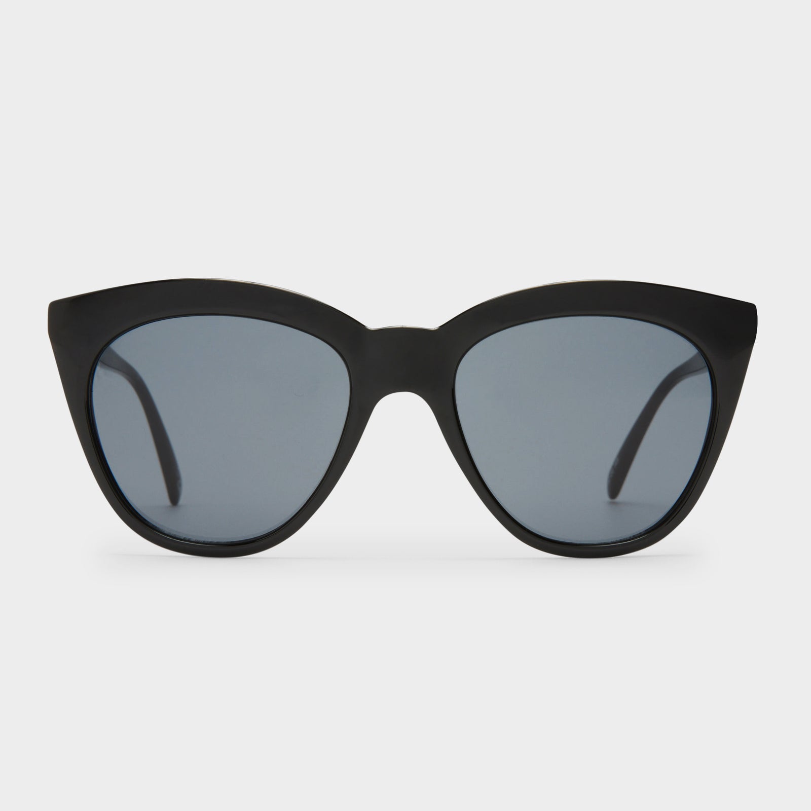 Halfmoon Magic Black Female Cat-Eye Sunglasses | Le Specs