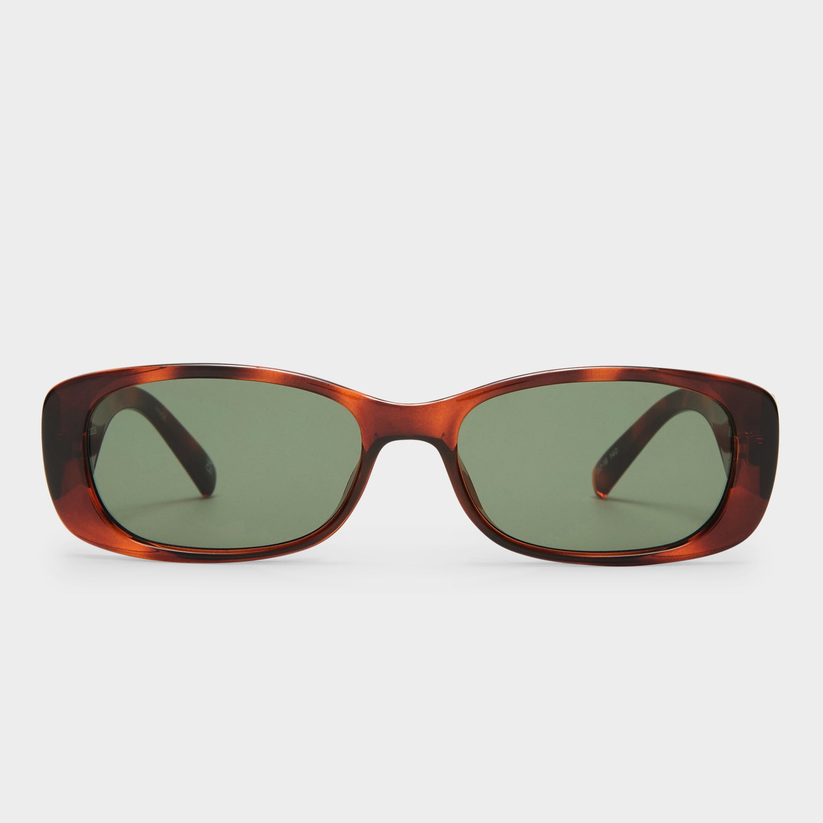Unreal Toffee Tort Uni-Sex Rectangle Sunglasses | Le Specs