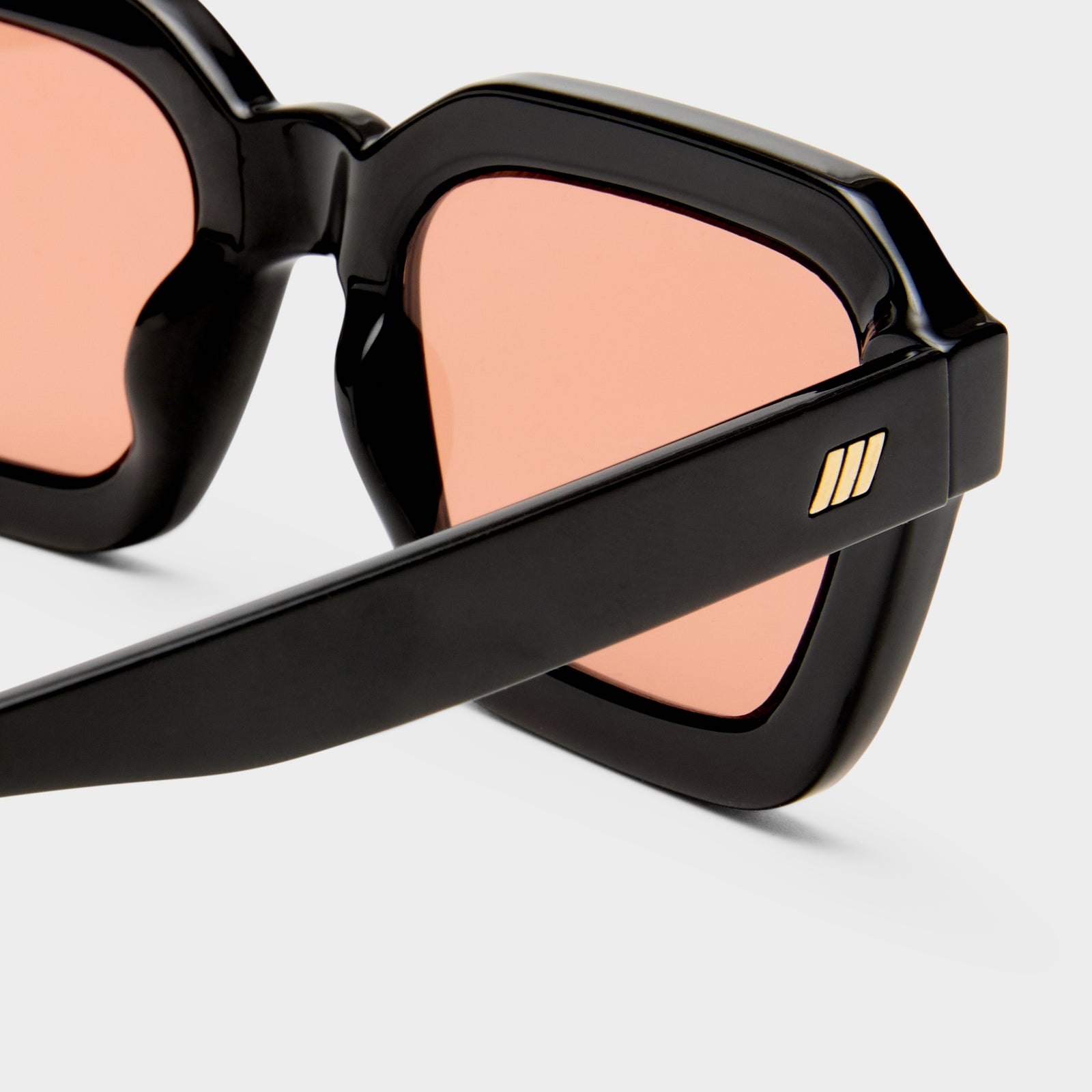 Impossible Black Uni-Sex Square Sunglasses | Le Specs