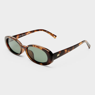Outta Love Wide Fit Tort Uni-Sex Oval Sunglasses | Le Specs